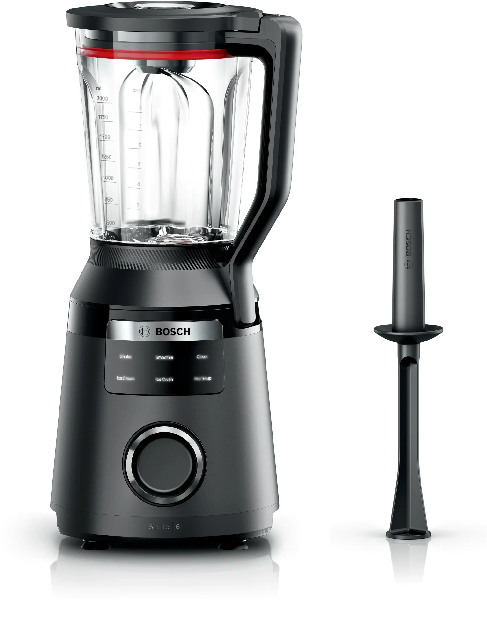 Bosch MMB6652B Series 6 VitaPower 1800W Blender with SmartDetect, 2.0L