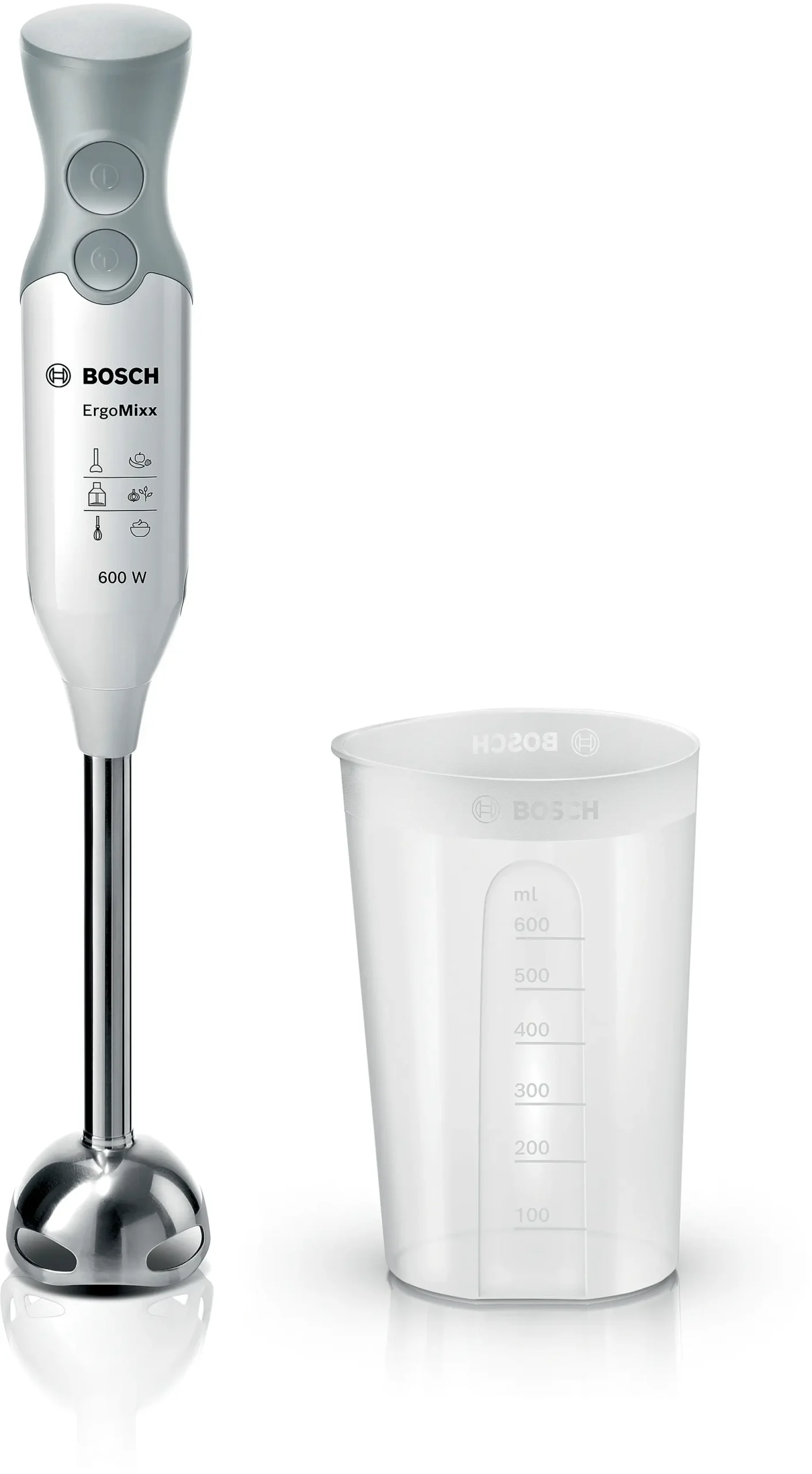 Bosch - MSM66110 600W White ErgoMixx Hand Blender