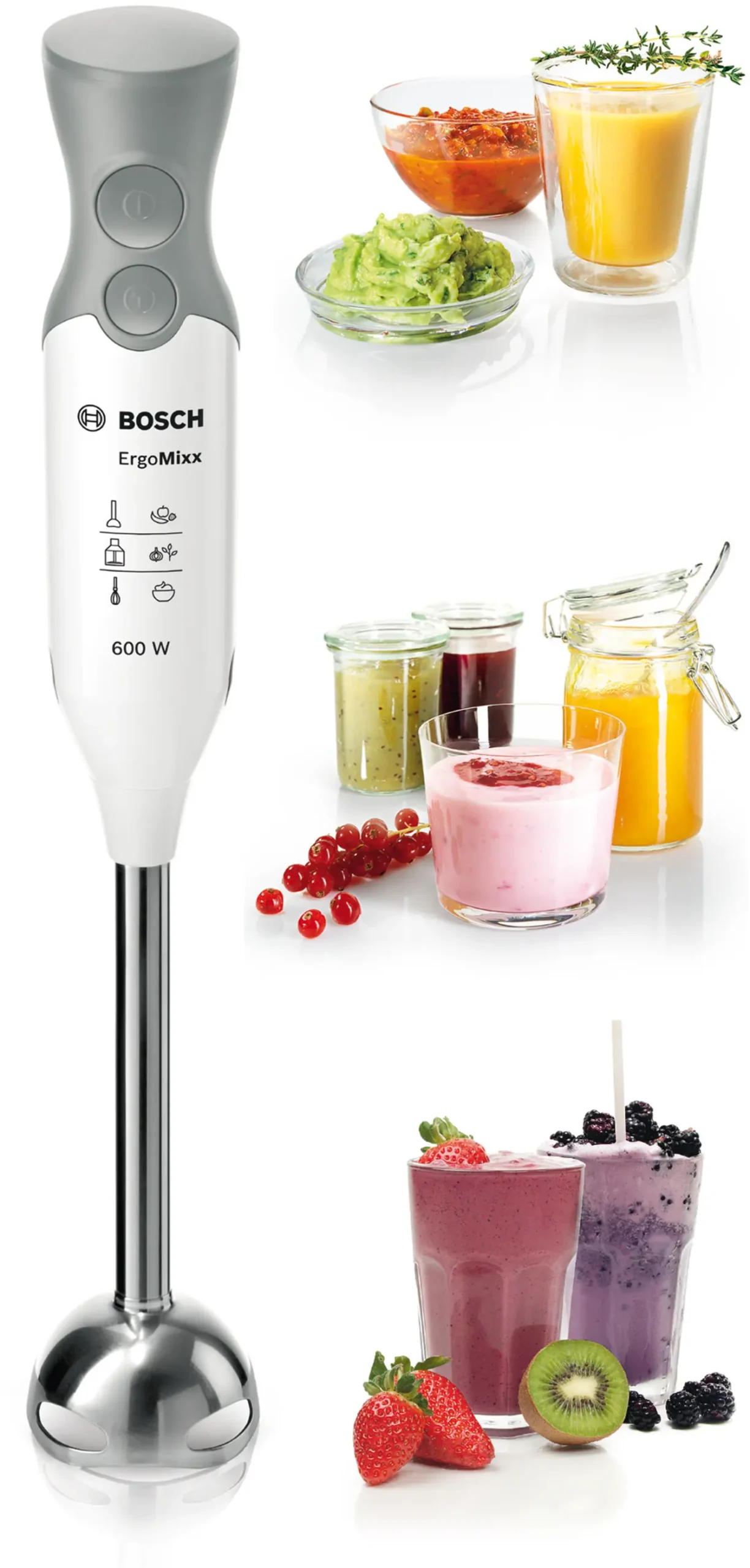 Bosch - MSM66110 600W White ErgoMixx Hand Blender - Image 8