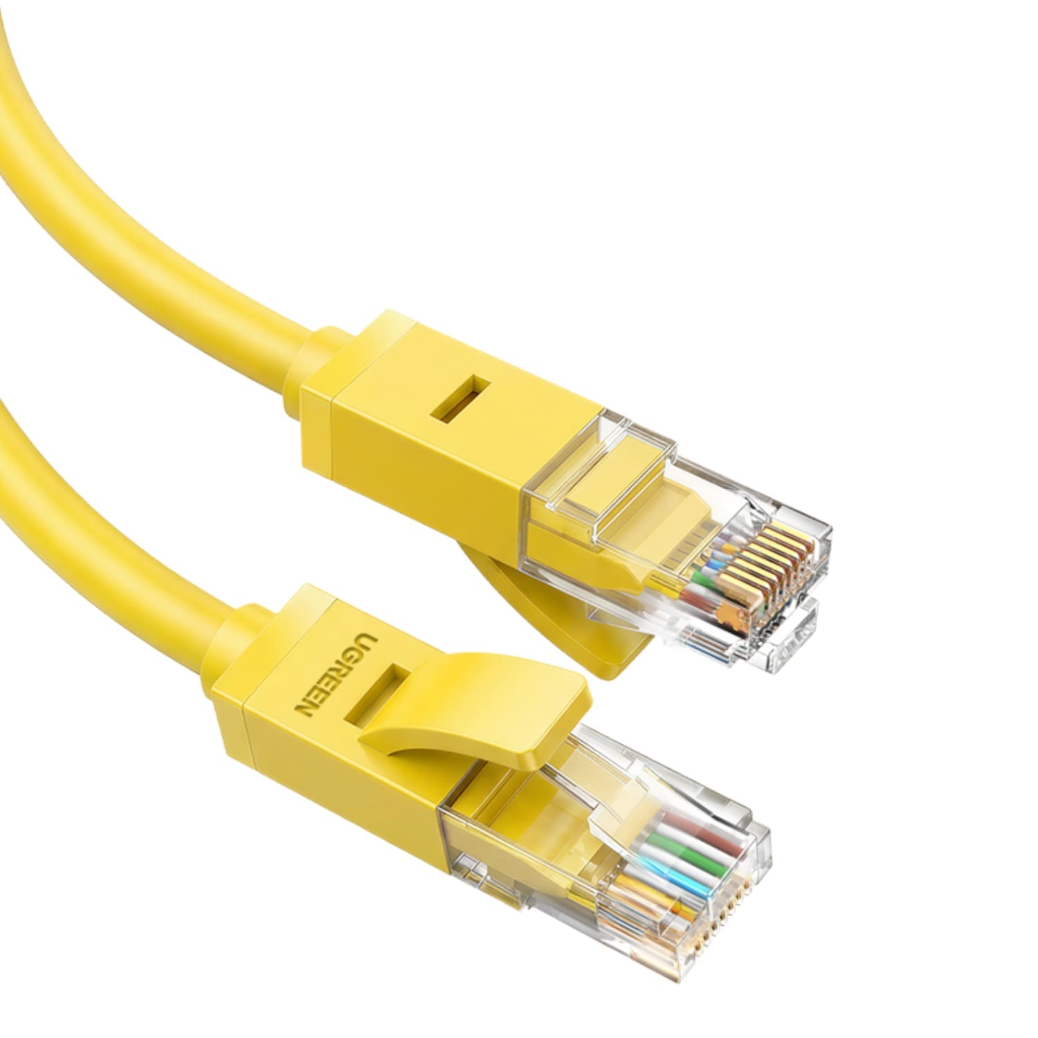 UGREEN RJ45 CAT6 2m LAN Network Cable – (1Gbps, 250MHz) – Yellow