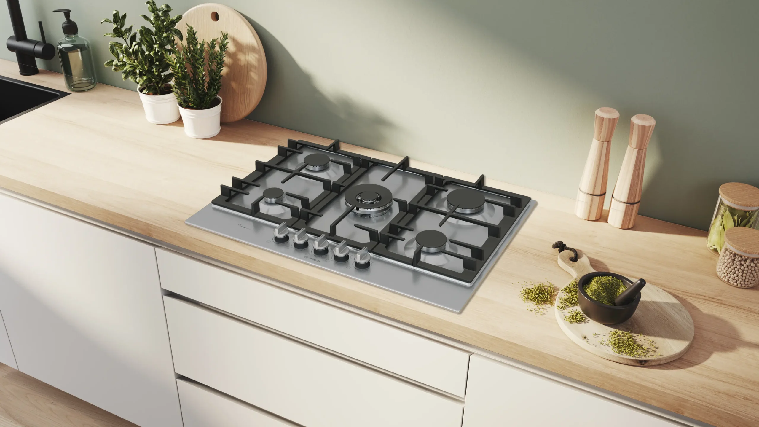 Bosch - Home Appliances PCQ7A5I90Z 75cm 5 Burner Gas Hob - Image 3