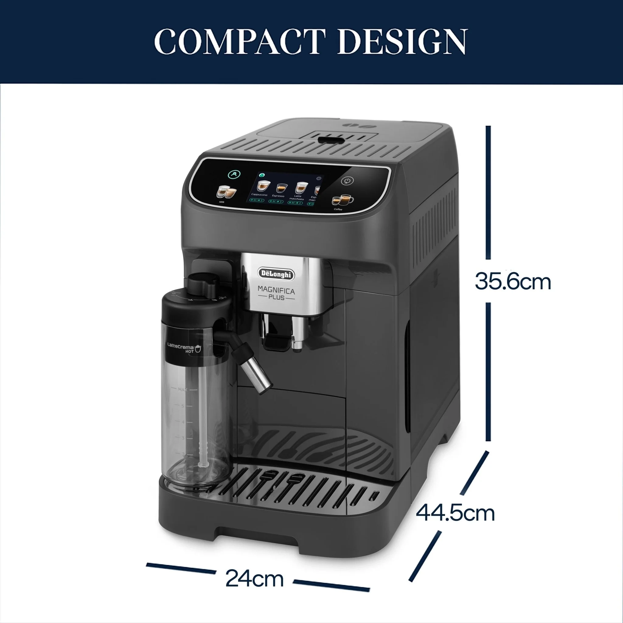 Delonghi ECAM320.61.G Magnifica Plus - Milk - Image 4