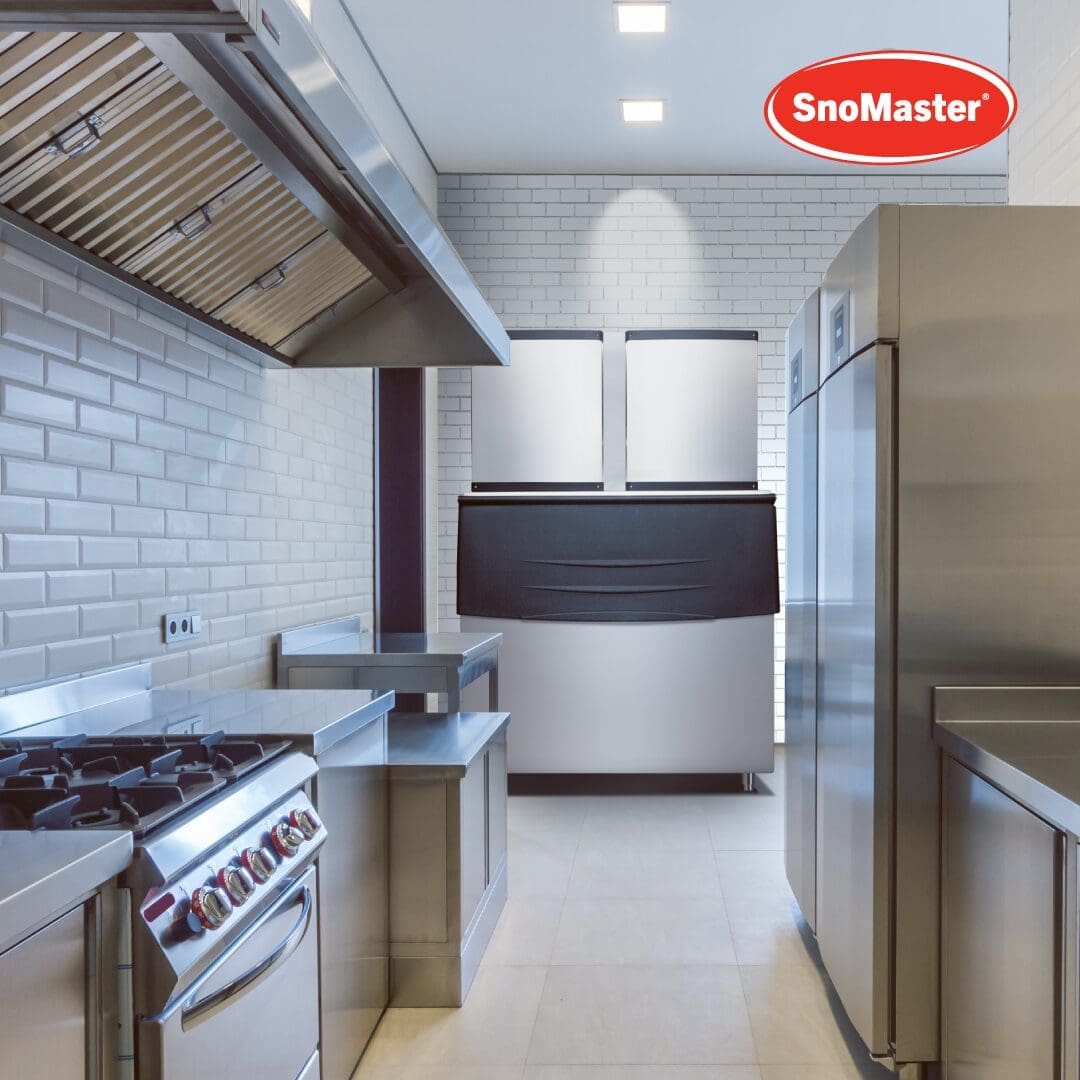 SnoMaster 700Kg/24Hr Commercial Square Block Type Ice-Maker - Stainless Steel (Including 320Kg Storage Bin) - Image 4
