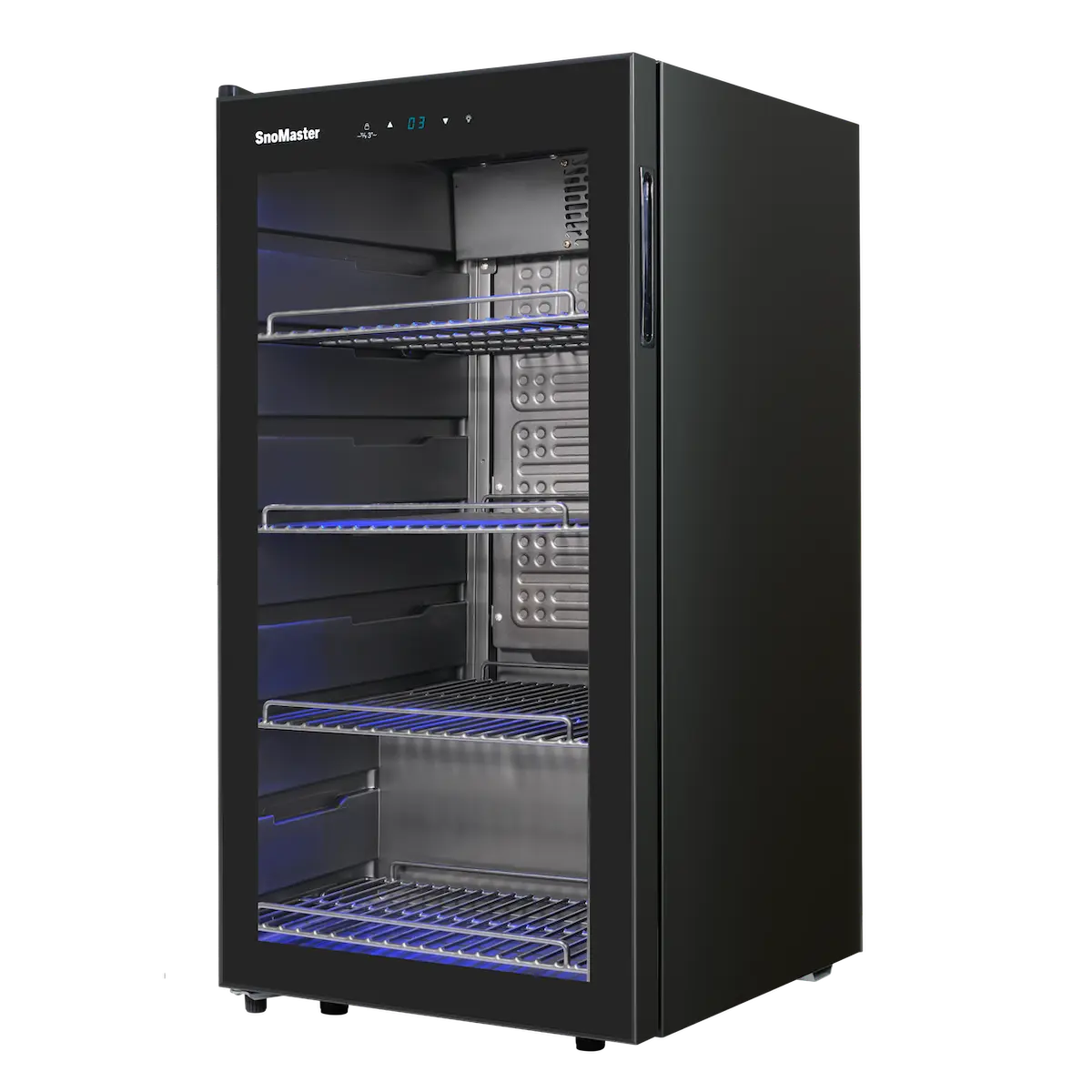 SnoMaster 86L Under-Counter Beverage Cooler - Black - Image 4