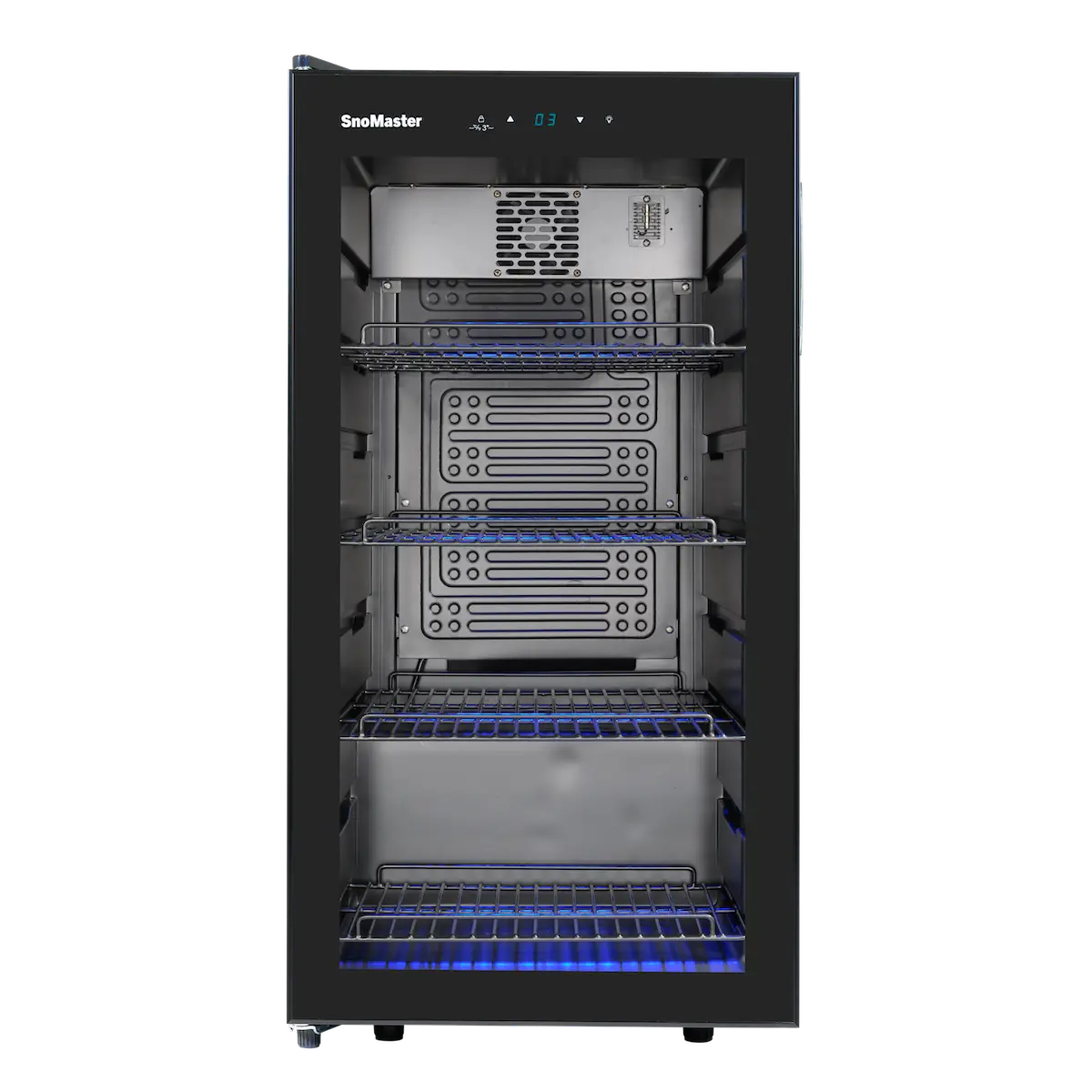 SnoMaster 86L Under-Counter Beverage Cooler - Black - Image 5