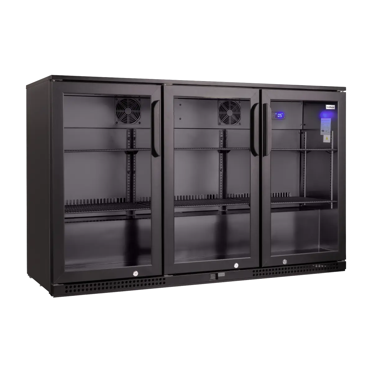 SnoMaster 300L Under-Counter Beverage Cooler - Black