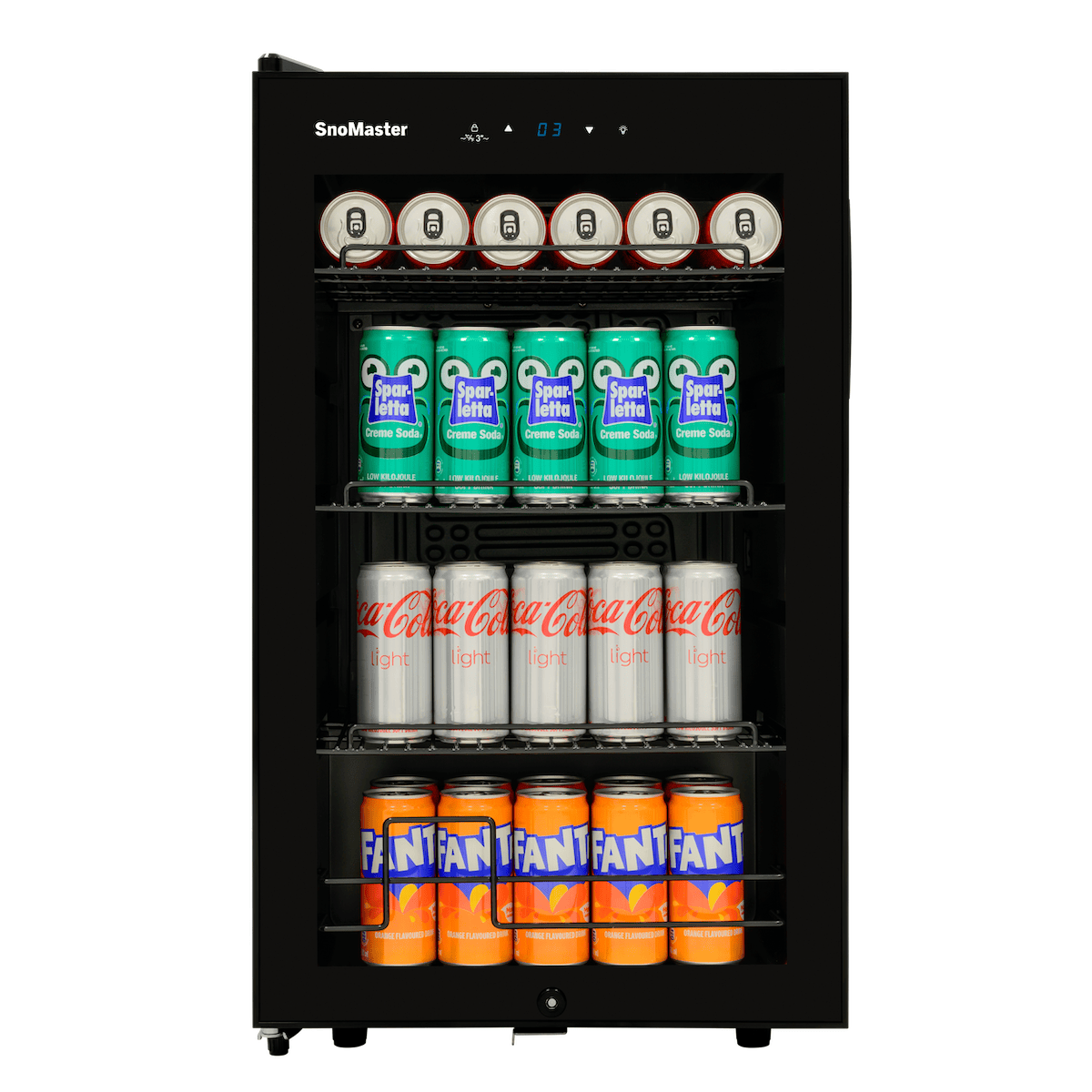 SnoMaster 68L Counter-Top Beverage Cooler - Black - Image 2