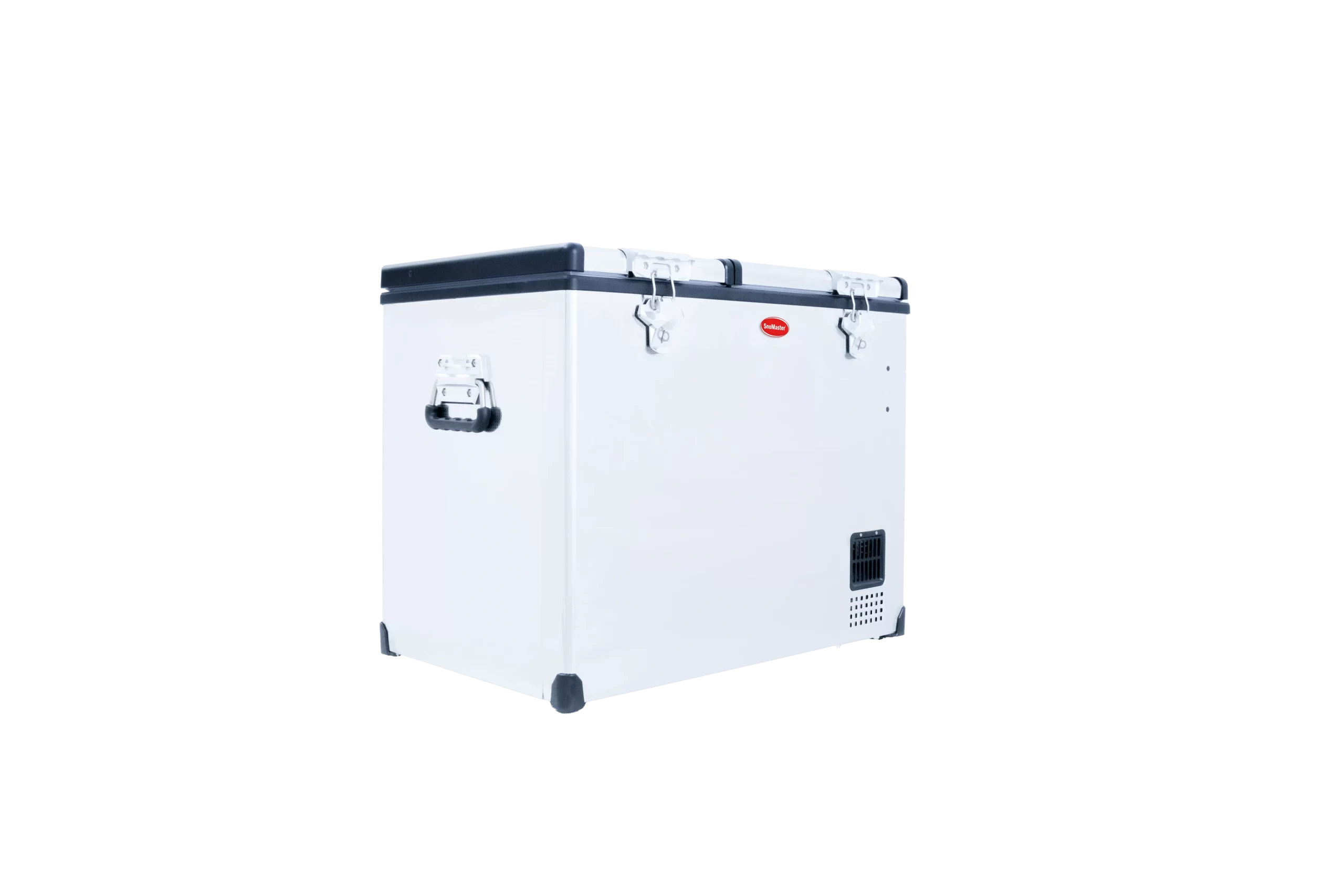 SnoMaster 72L Dual Compartment Mobile Fridge & Freezer AC/DC - Stainless Steel - Image 4