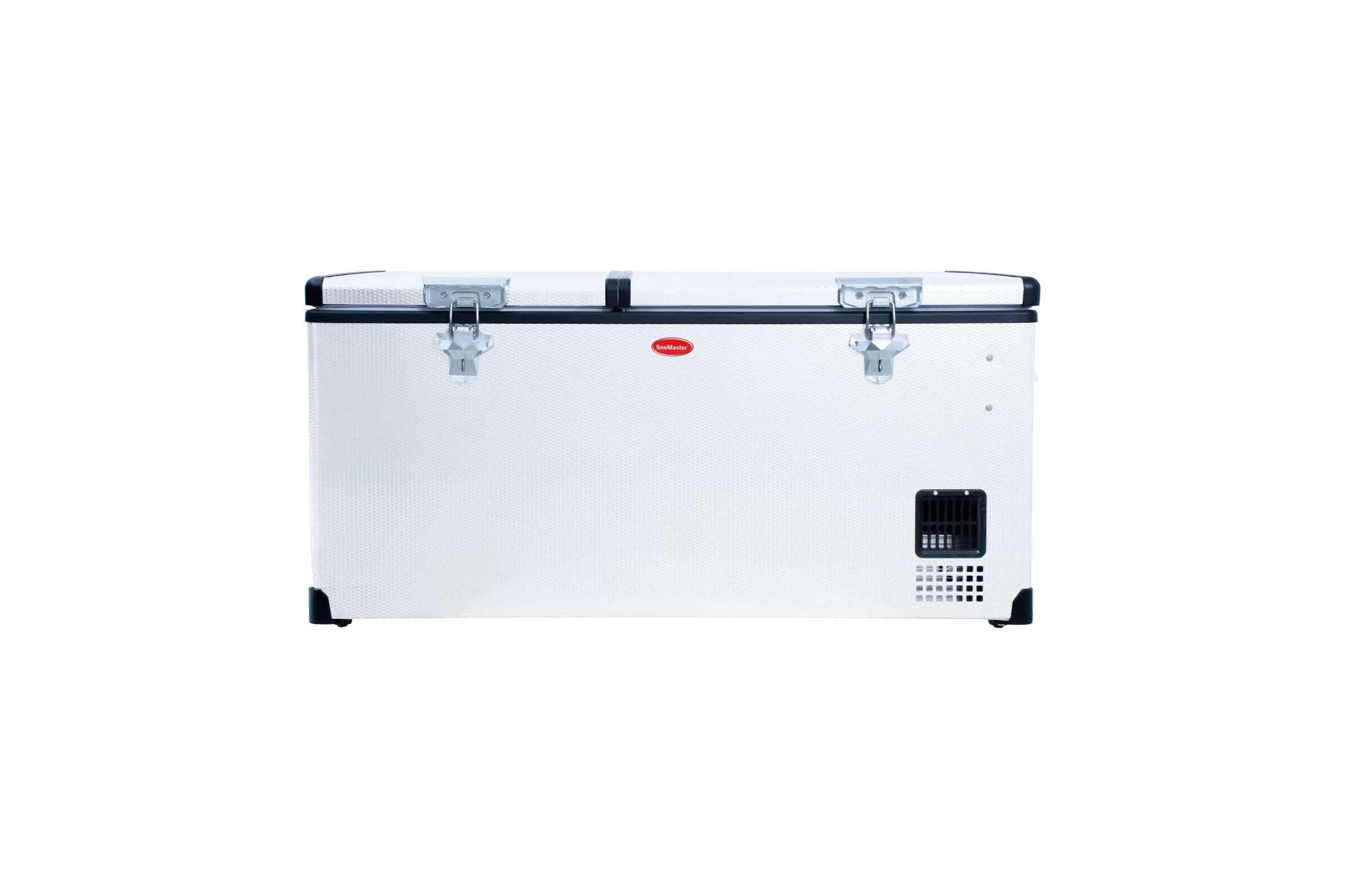 SnoMaster 92.5L Low Profile Dual Compartment Mobile Fridge & Freezer AC/DC - Stainless Steel - Image 5