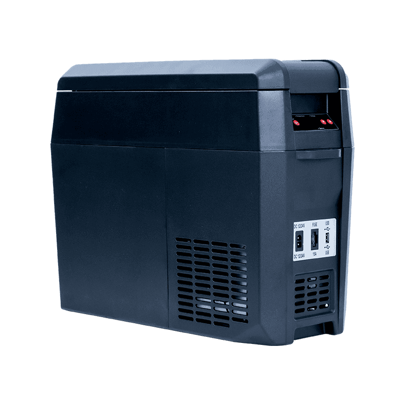 SnoMaster 12L Plastic Mobile Fridge & Freezer DC - Black