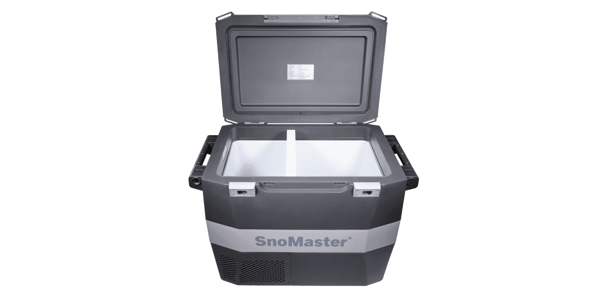 SnoMaster 54L Plastic Mobile Fridge & Freezer DC With 220V Power Adapter - Grey - Image 2