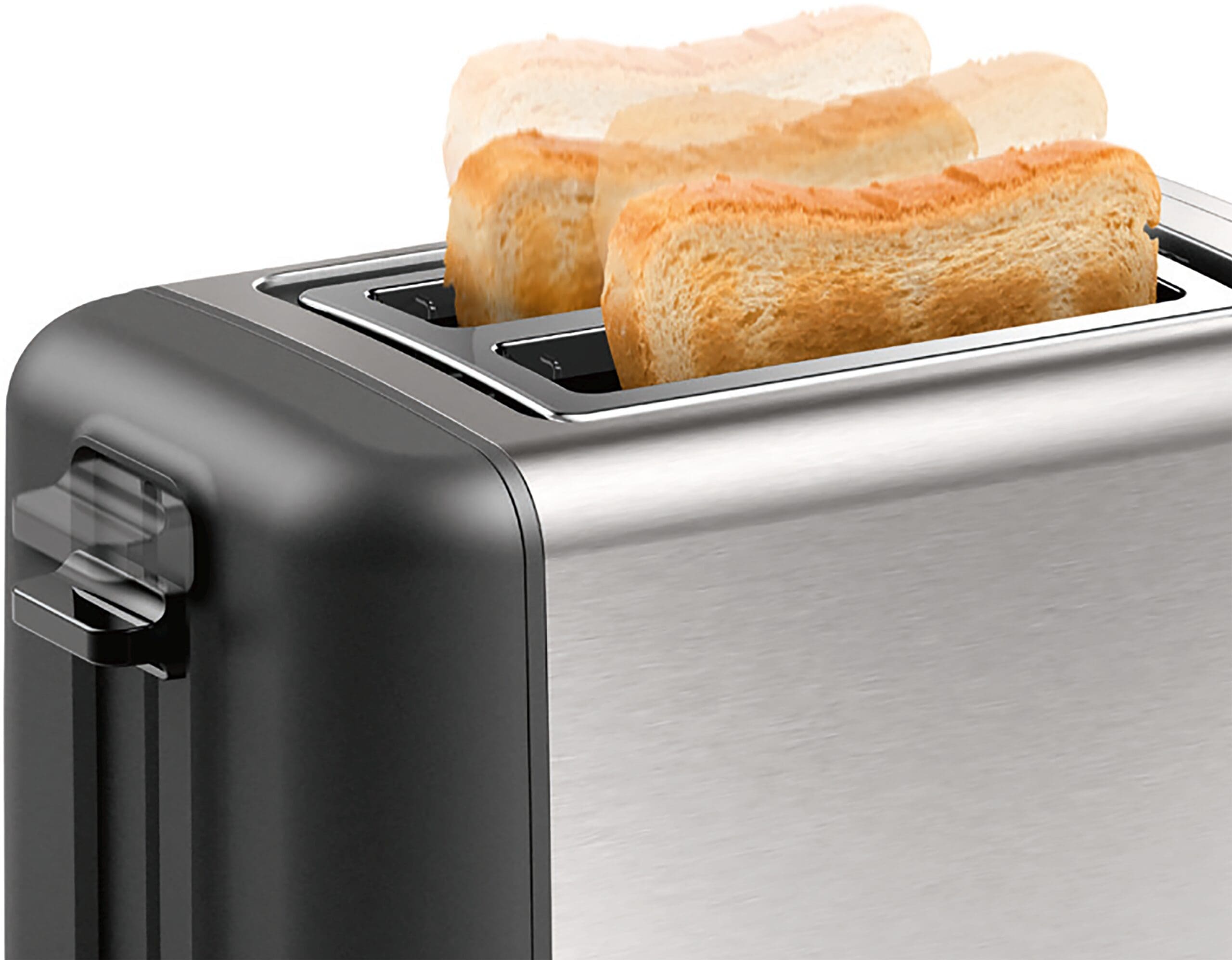 Bosch - TAT3P420 DesignLine 970W 2 Slice Stainless Steel Toaster - Image 2