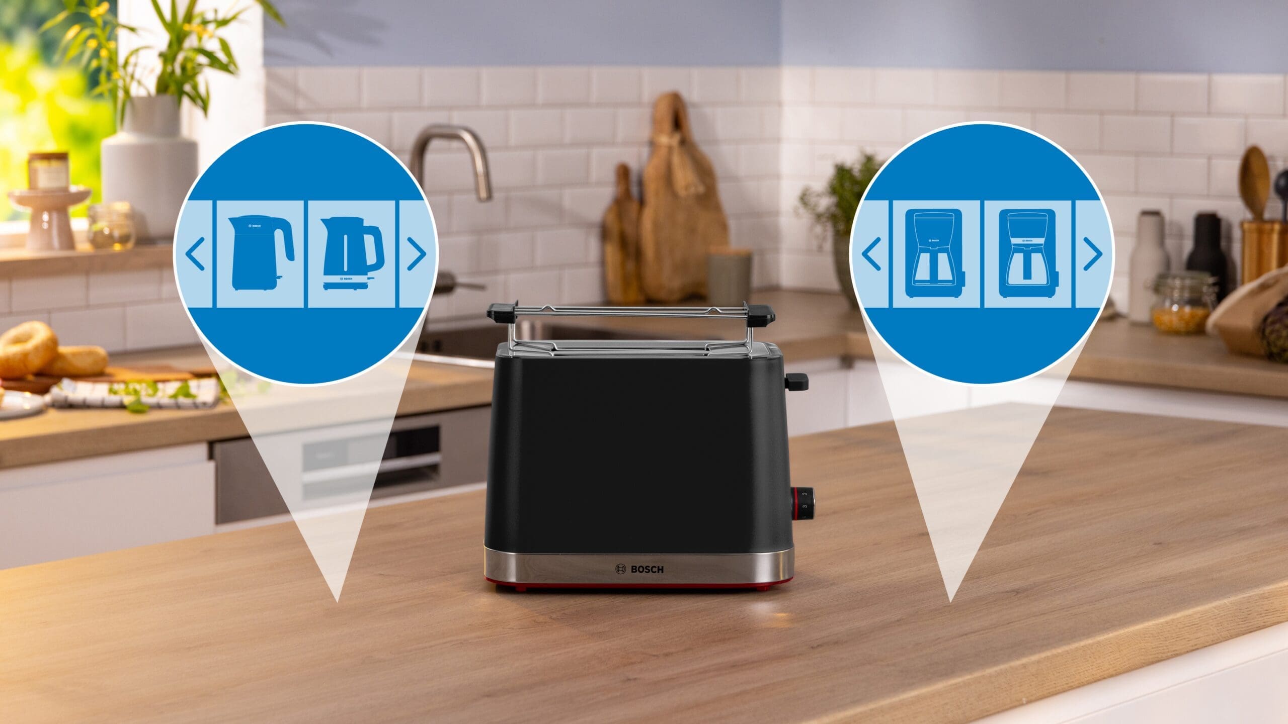 Bosch - Home Appliances TAT4M223 My Moment Compact Toaster Black - Image 2