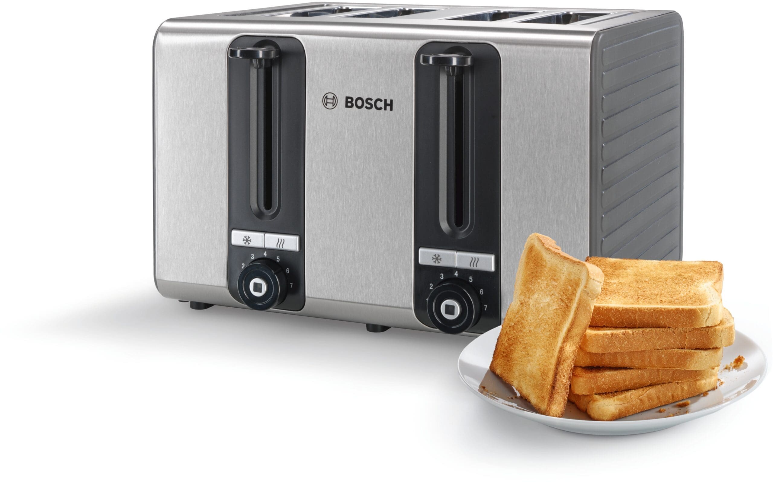 Bosch - TAT7S45 4 Slice Stainless Steel Toaster