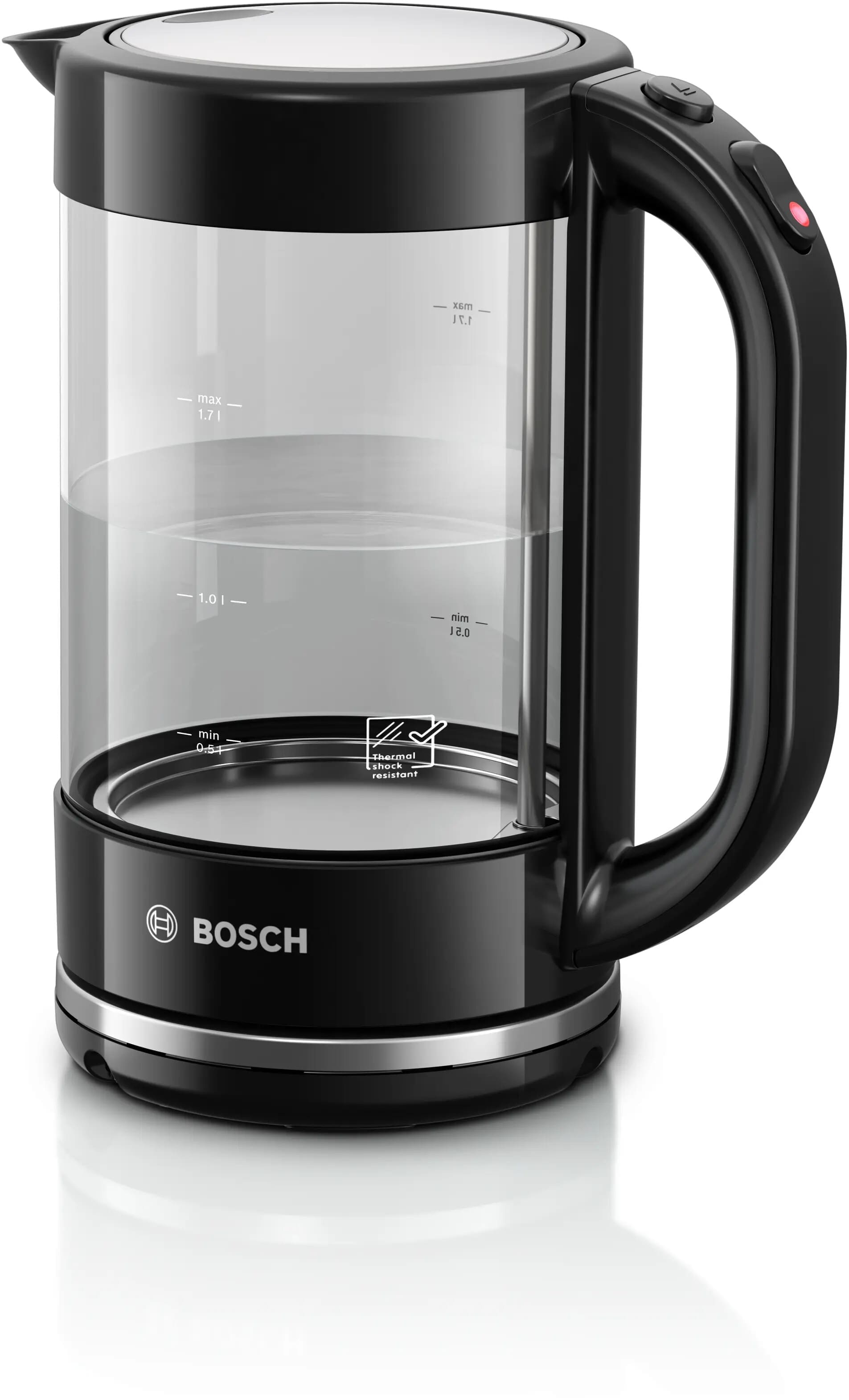 Bosch - Home Appliances TWK70B03 1.7L Glass Cordless Kettle - Image 2