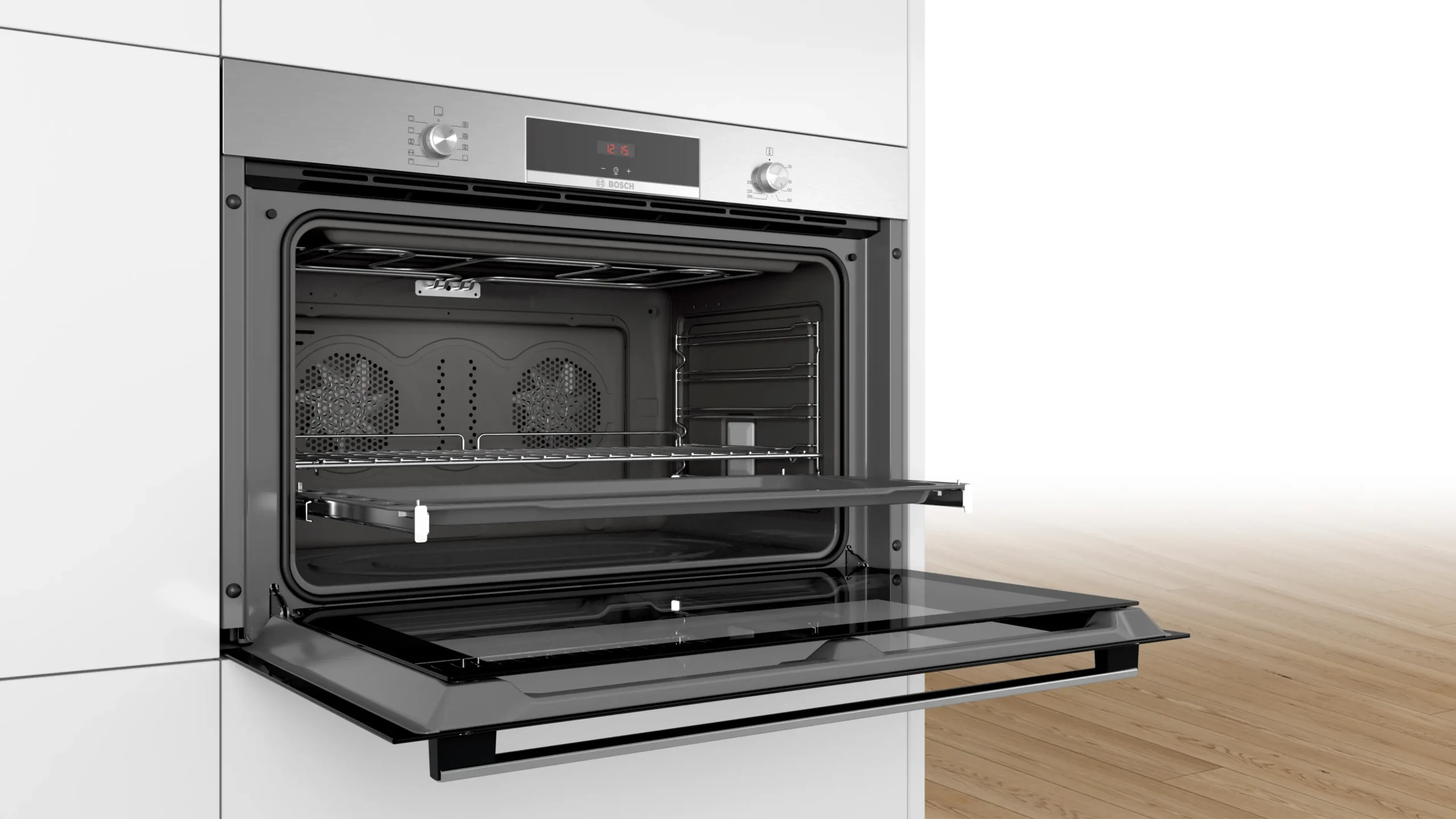 Bosch Serie 4 VBD554FS0 900MM Stainless Steel Built-in Oven - Image 4