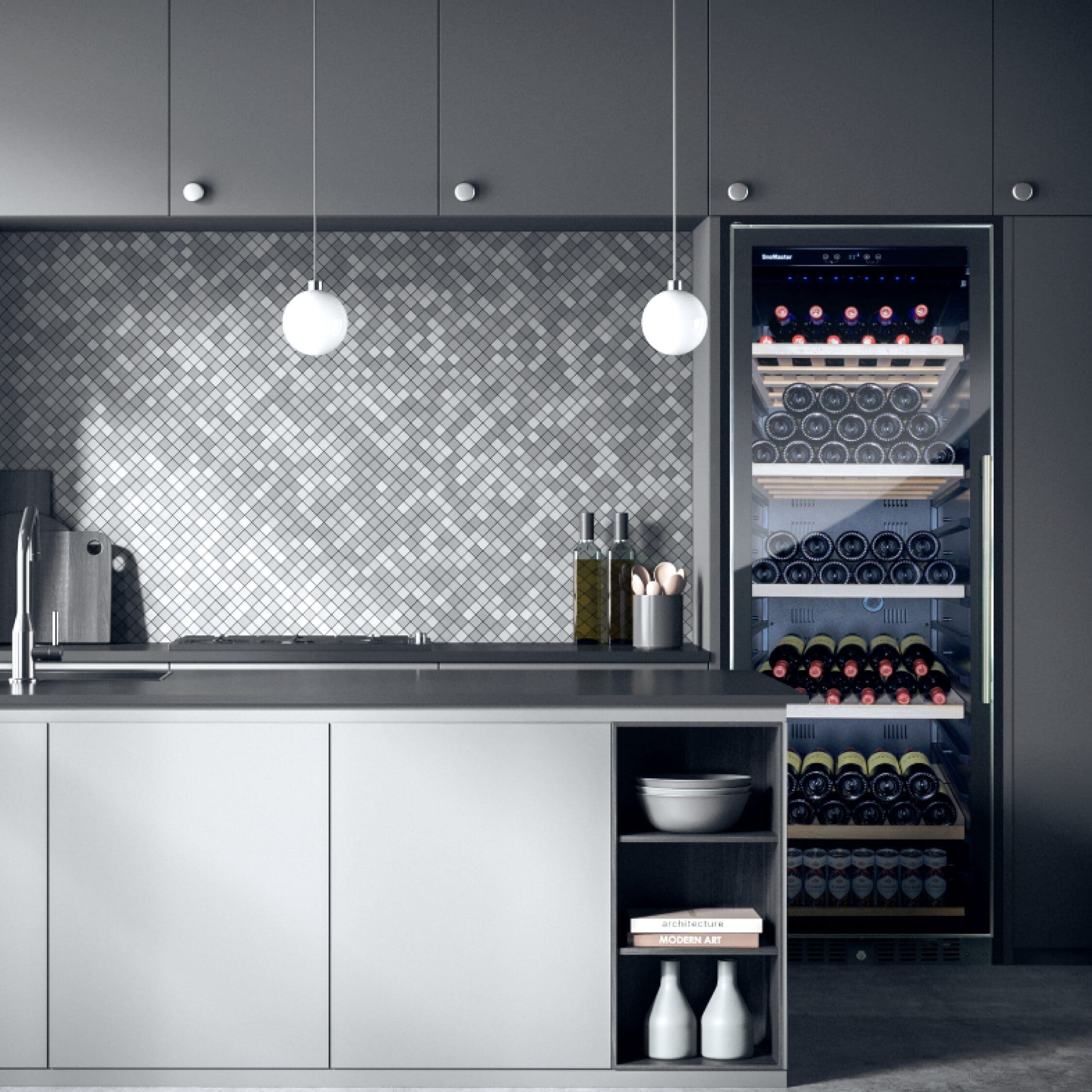 SnoMaster VT-155WC 19 Bottle Single Zone Wine Chiller - Image 9