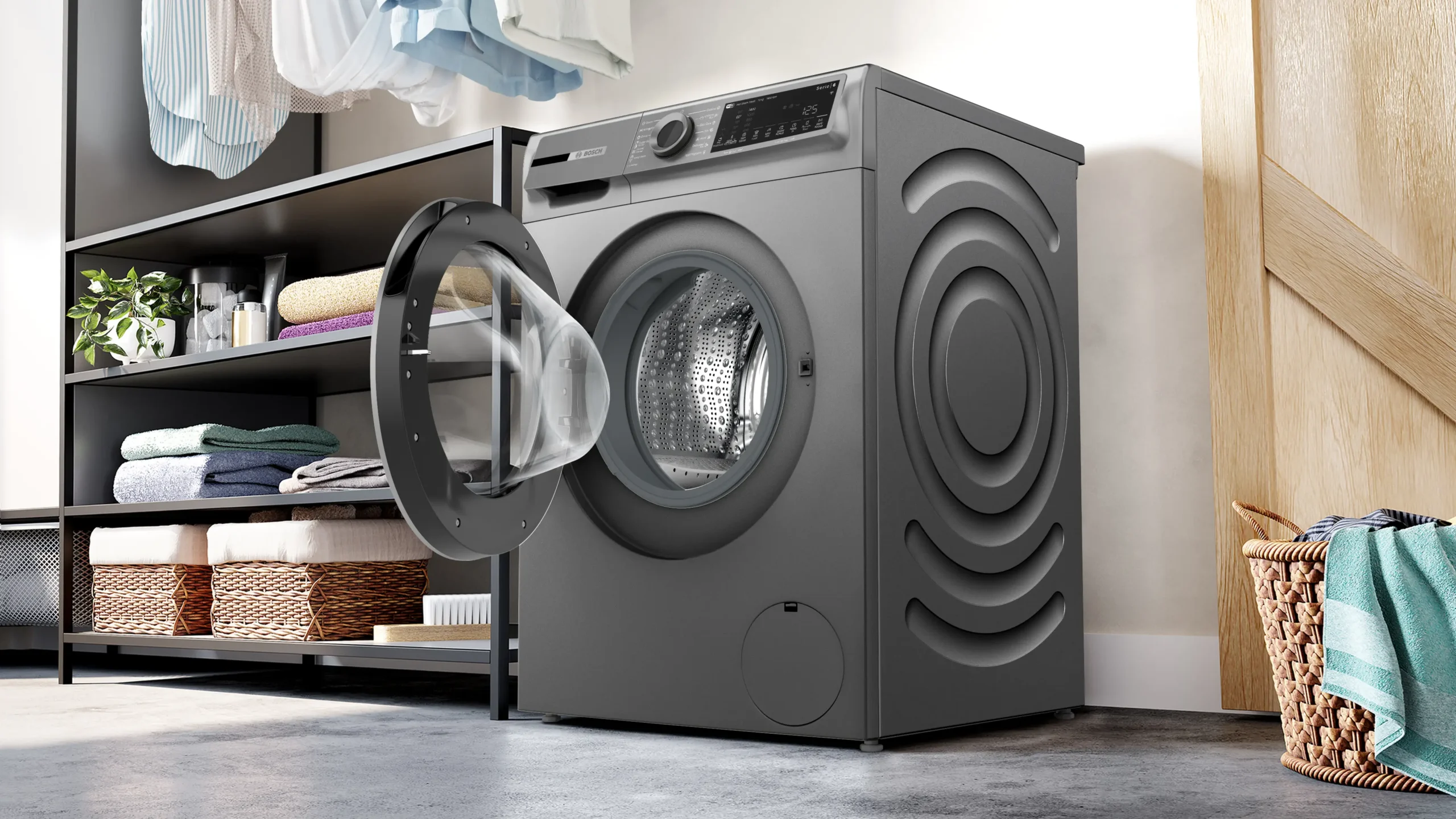 Bosch WGK254ZRZA 10kg Cast Iron Front Loader Washing Machine - Image 4