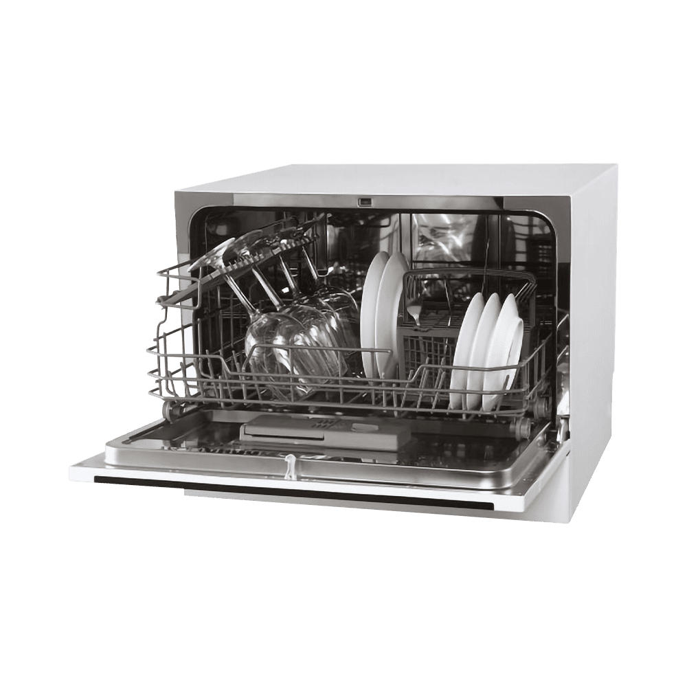 Midea WQP6-3602F White 6 Place Table Top Dishwasher - Image 2