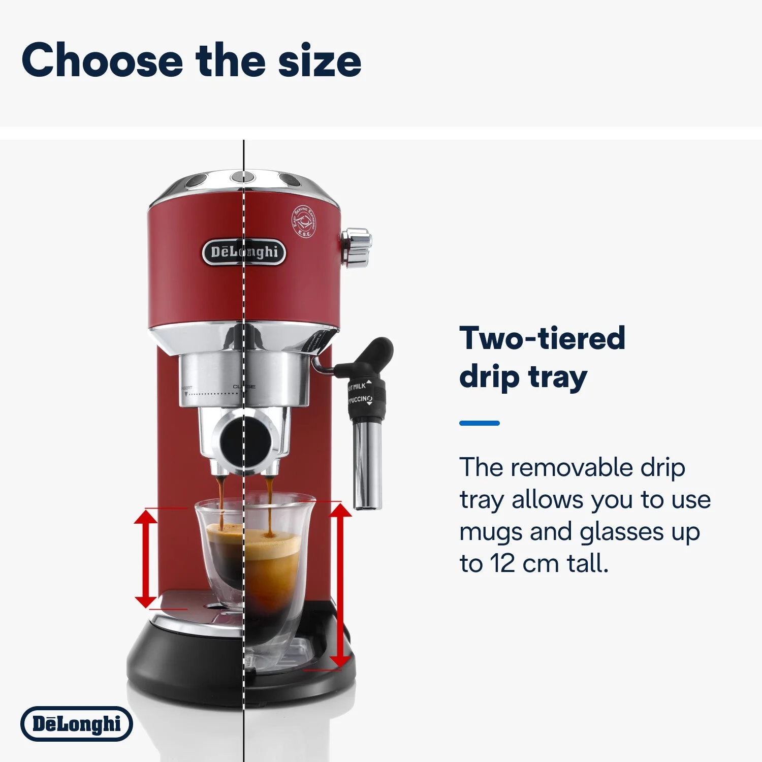 Delonghi ZA0132106271 Dedica Style - Matt Red - Image 8