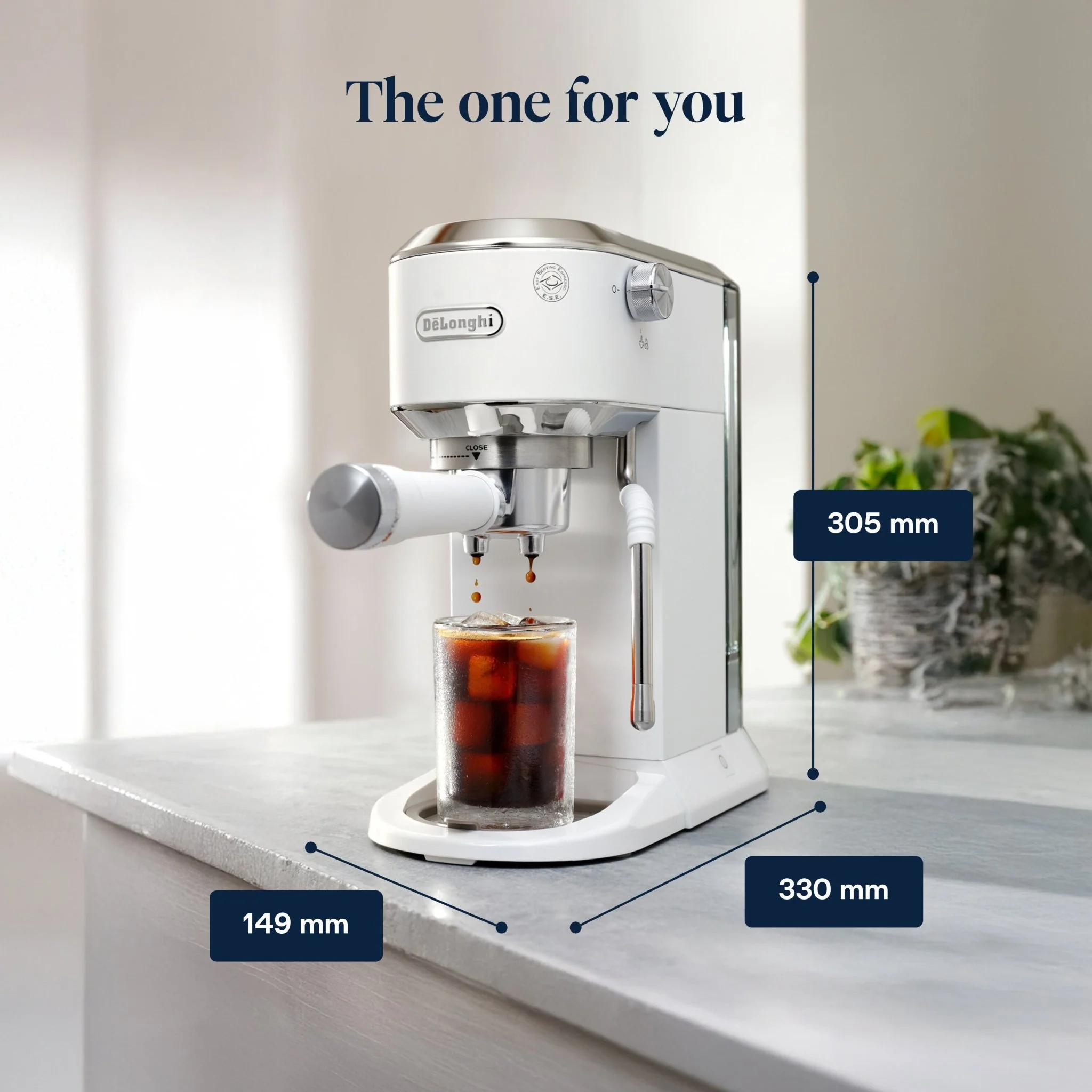 Delonghi EC890.WI Dedica Duo - White Harmony - Image 2