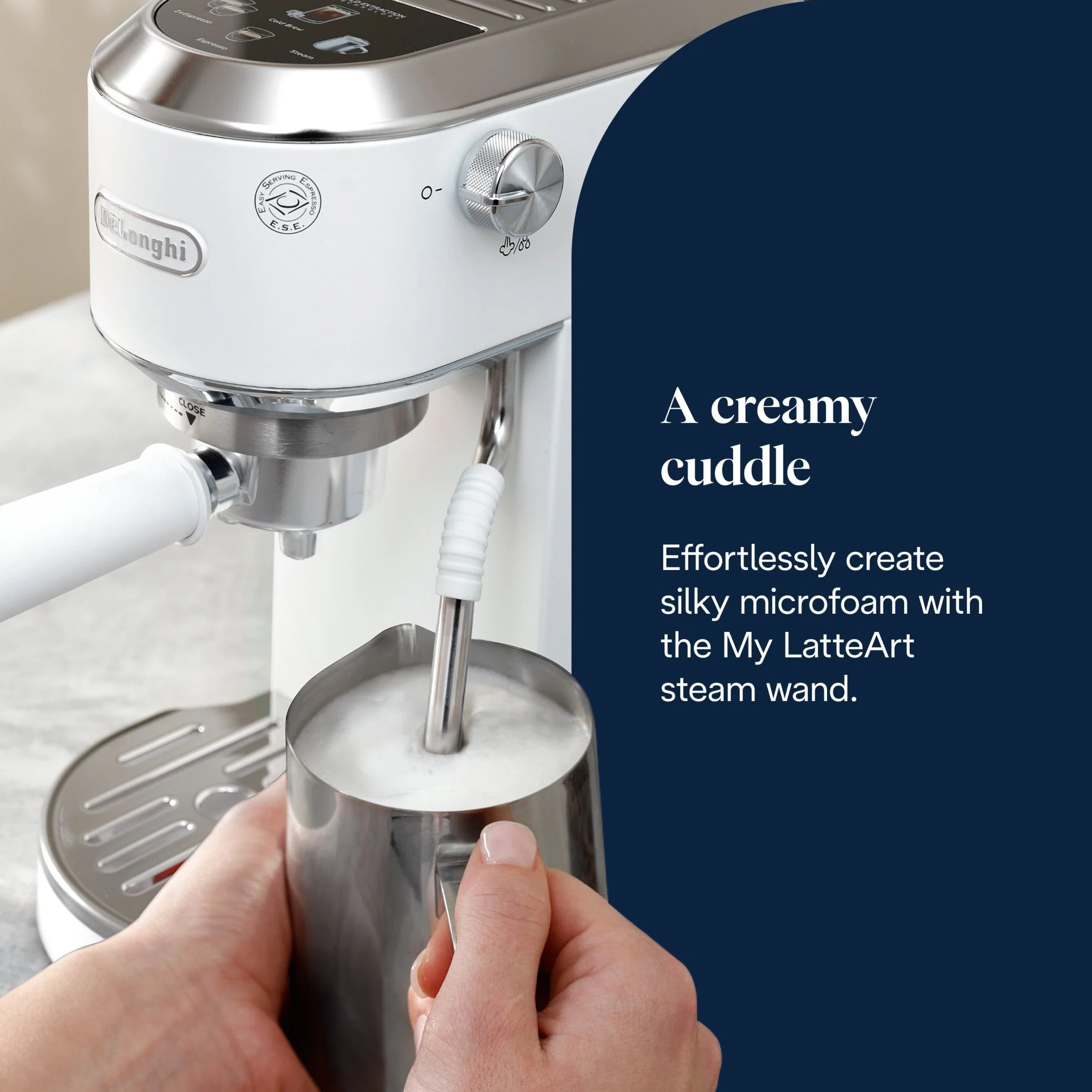 Delonghi EC890.WI Dedica Duo - White Harmony - Image 6