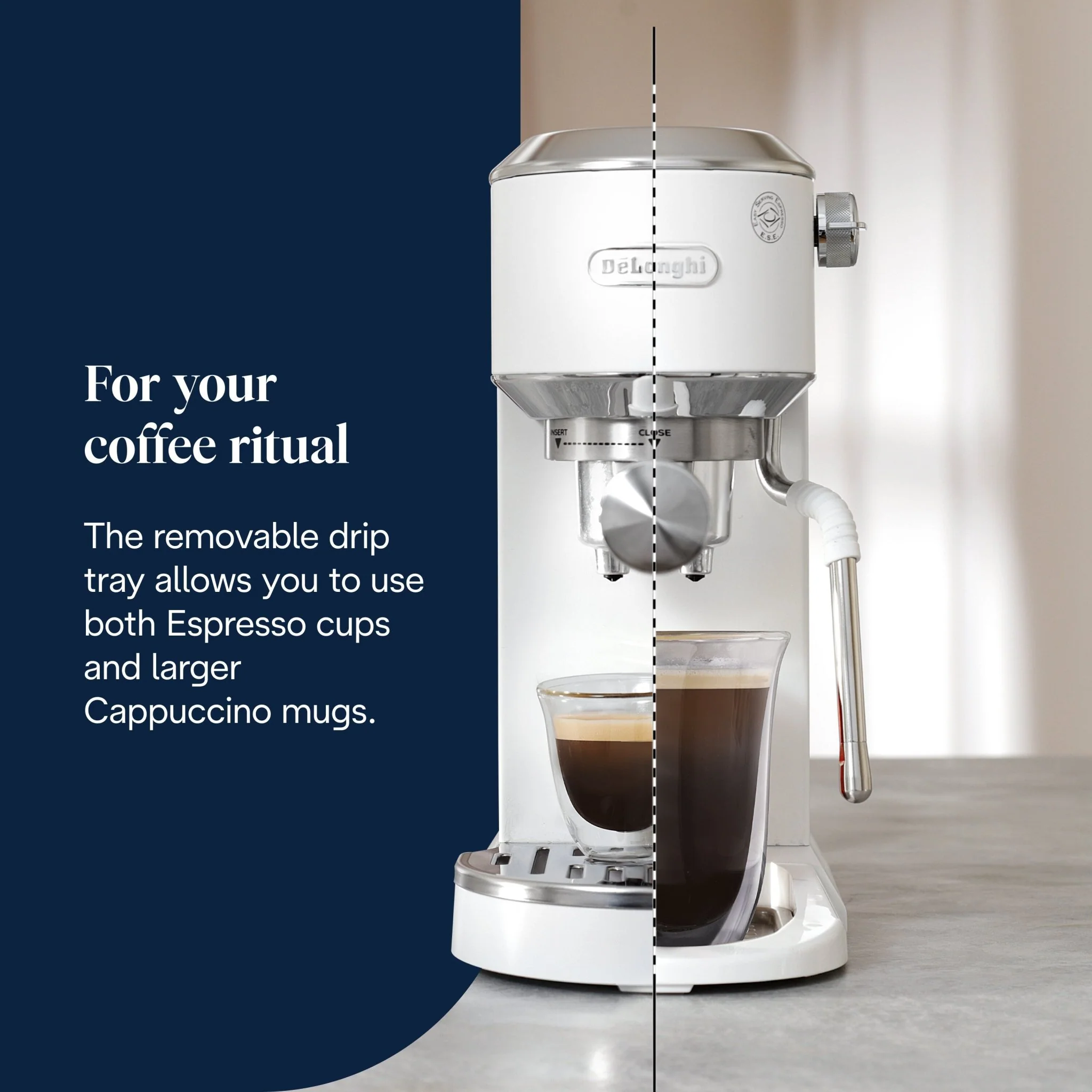 Delonghi EC890.WI Dedica Duo - White Harmony - Image 7