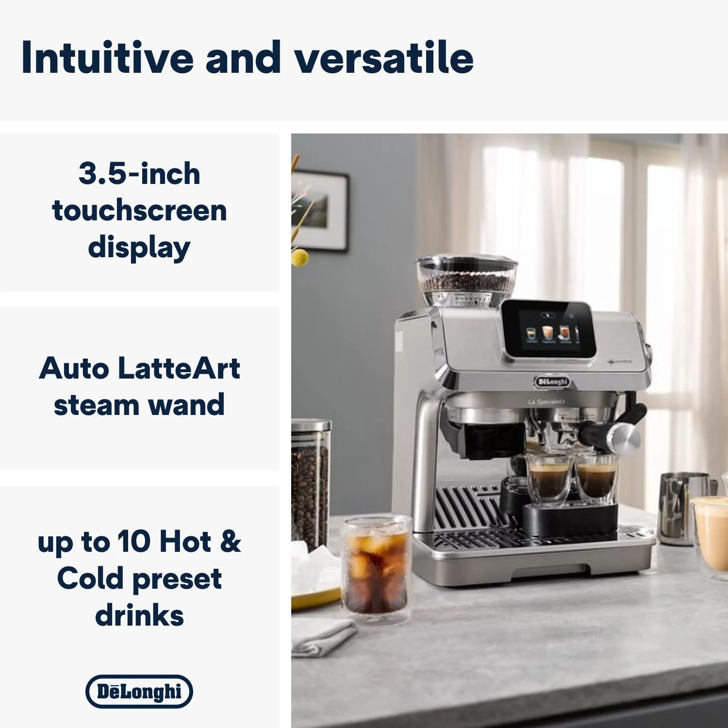 Delonghi EC9455.EX2 La Specialista Touch Espresso Pump Machine - Image 3