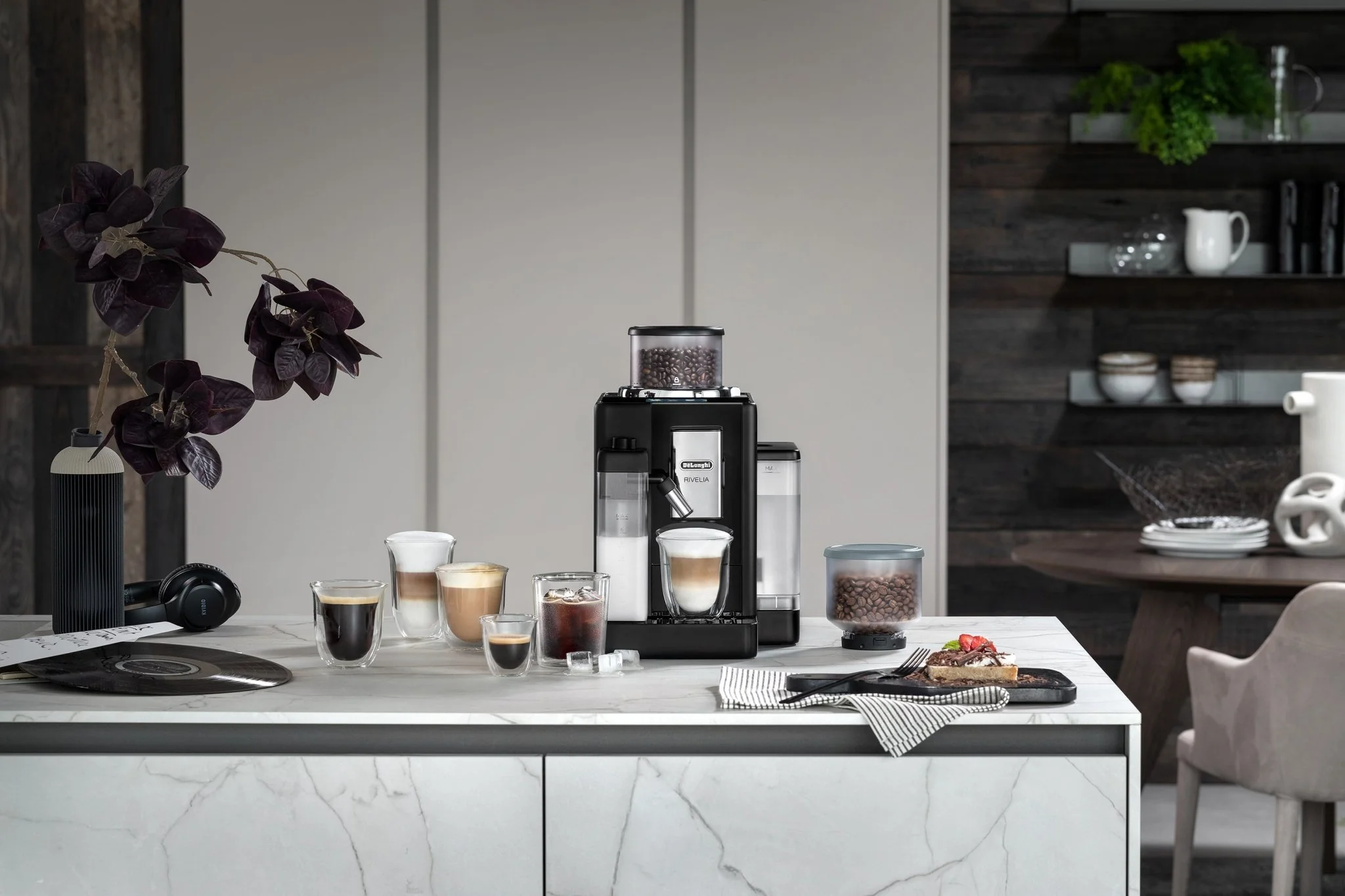 Delonghi EXAM440.55.B Rivelia Bean To Cup Coffee Machine Onyx Black - Image 11