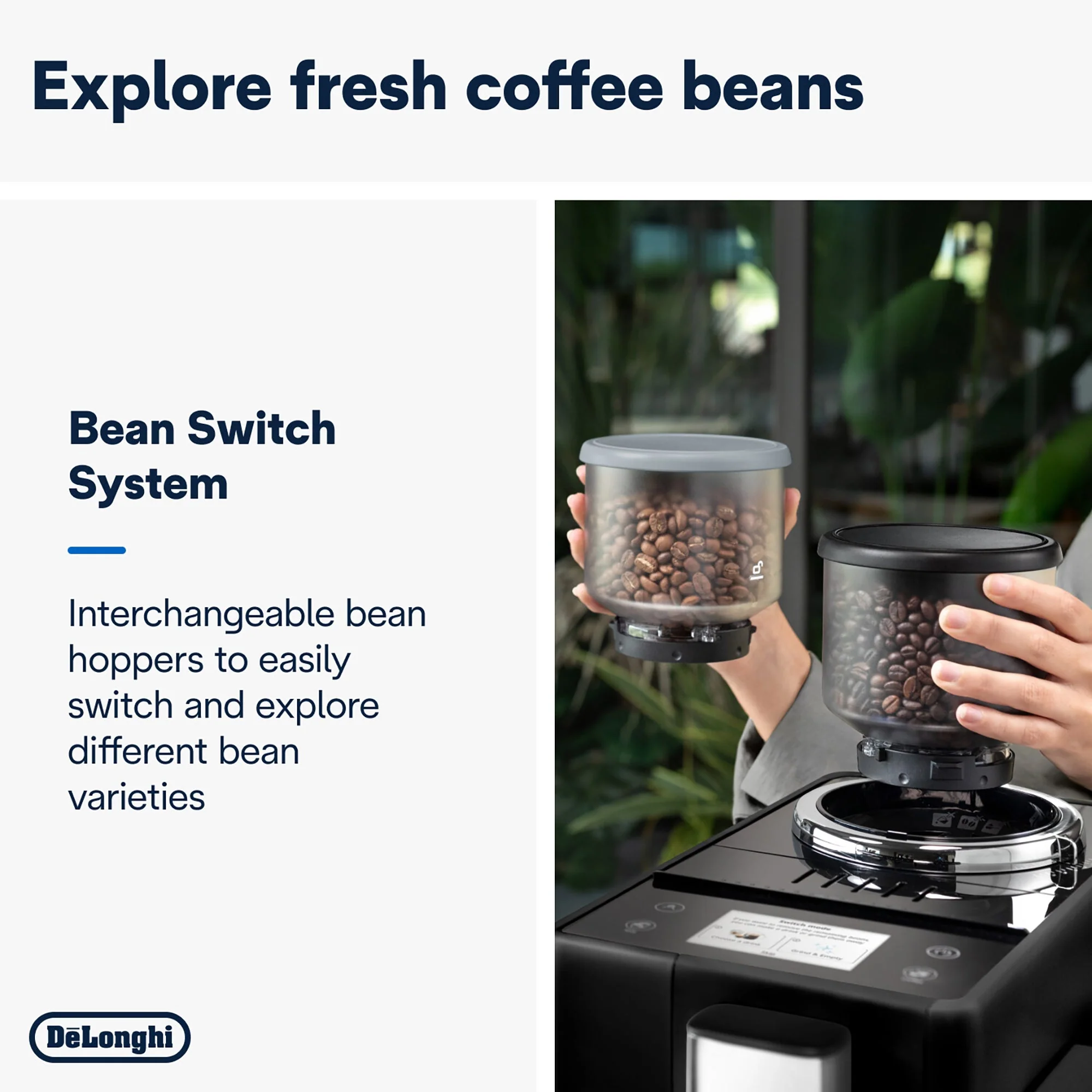 Delonghi EXAM440.55.B Rivelia Bean To Cup Coffee Machine Onyx Black - Image 4