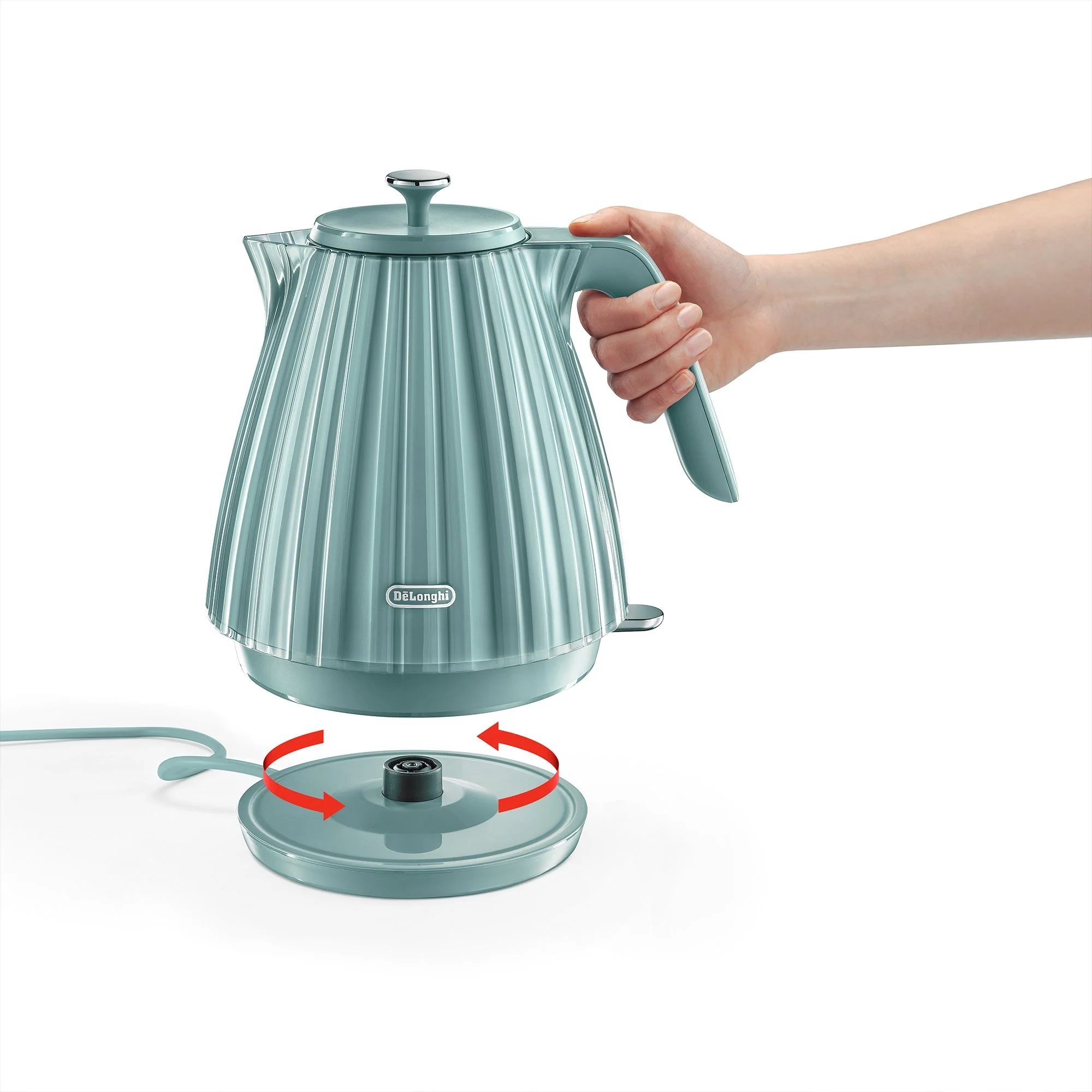 Delonghi KBD3001.GR Laguna Green Ballerina Kettle - Image 3