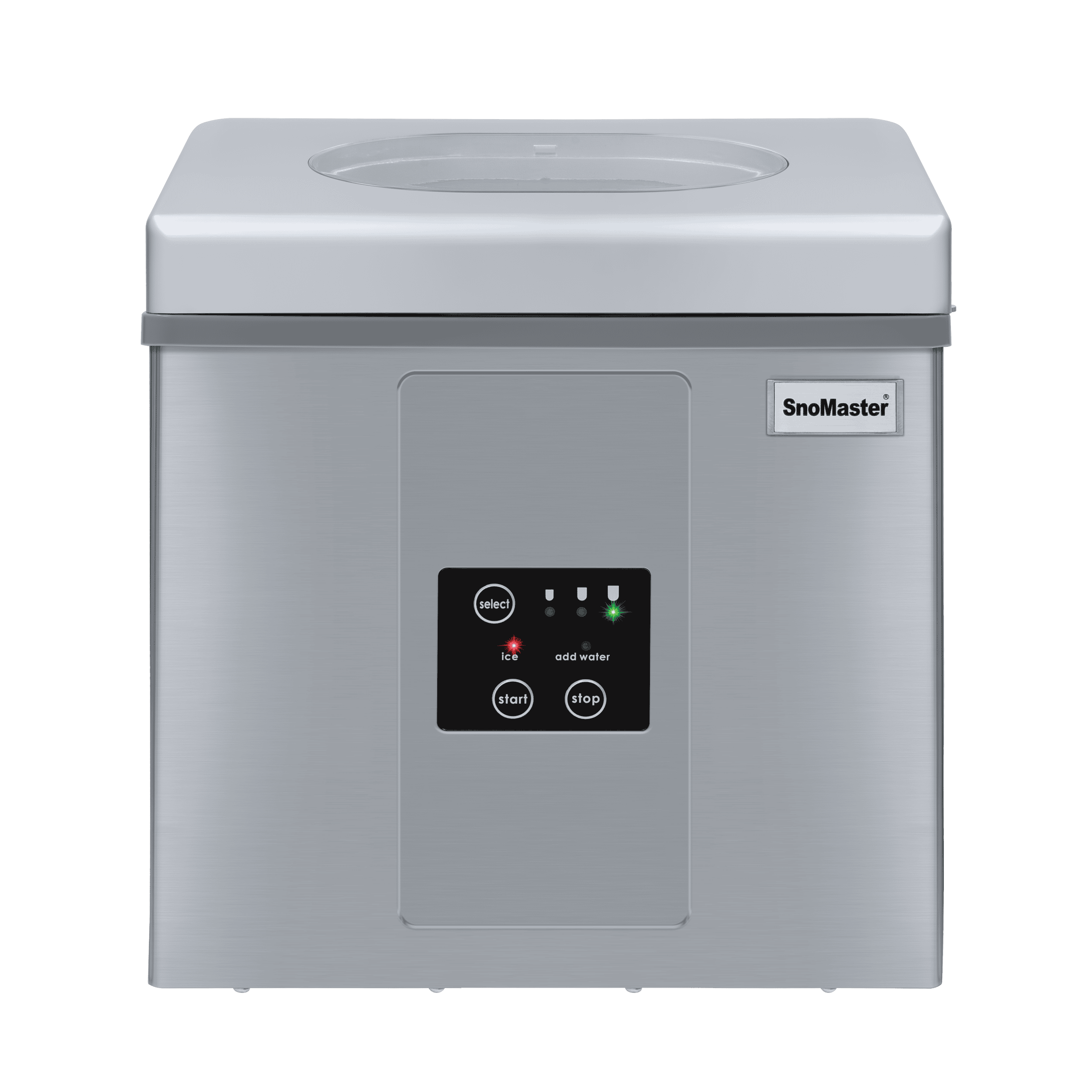 SnoMaster 15Kg/24Hr Counter-Top Bullet Type Ice-Maker - Stainless Steel - Image 3
