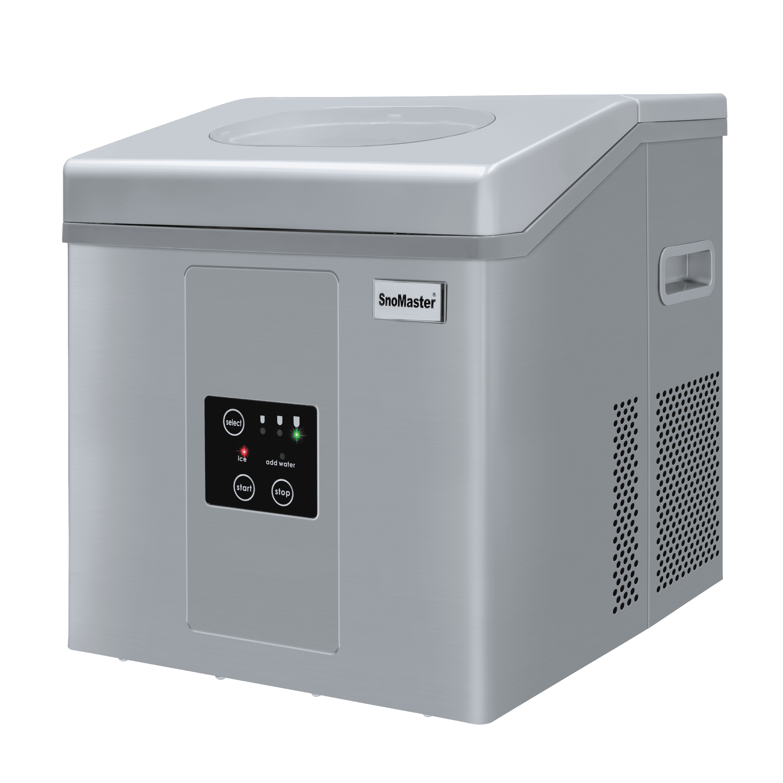 SnoMaster 15Kg/24Hr Counter-Top Bullet Type Ice-Maker - Stainless Steel - Image 5
