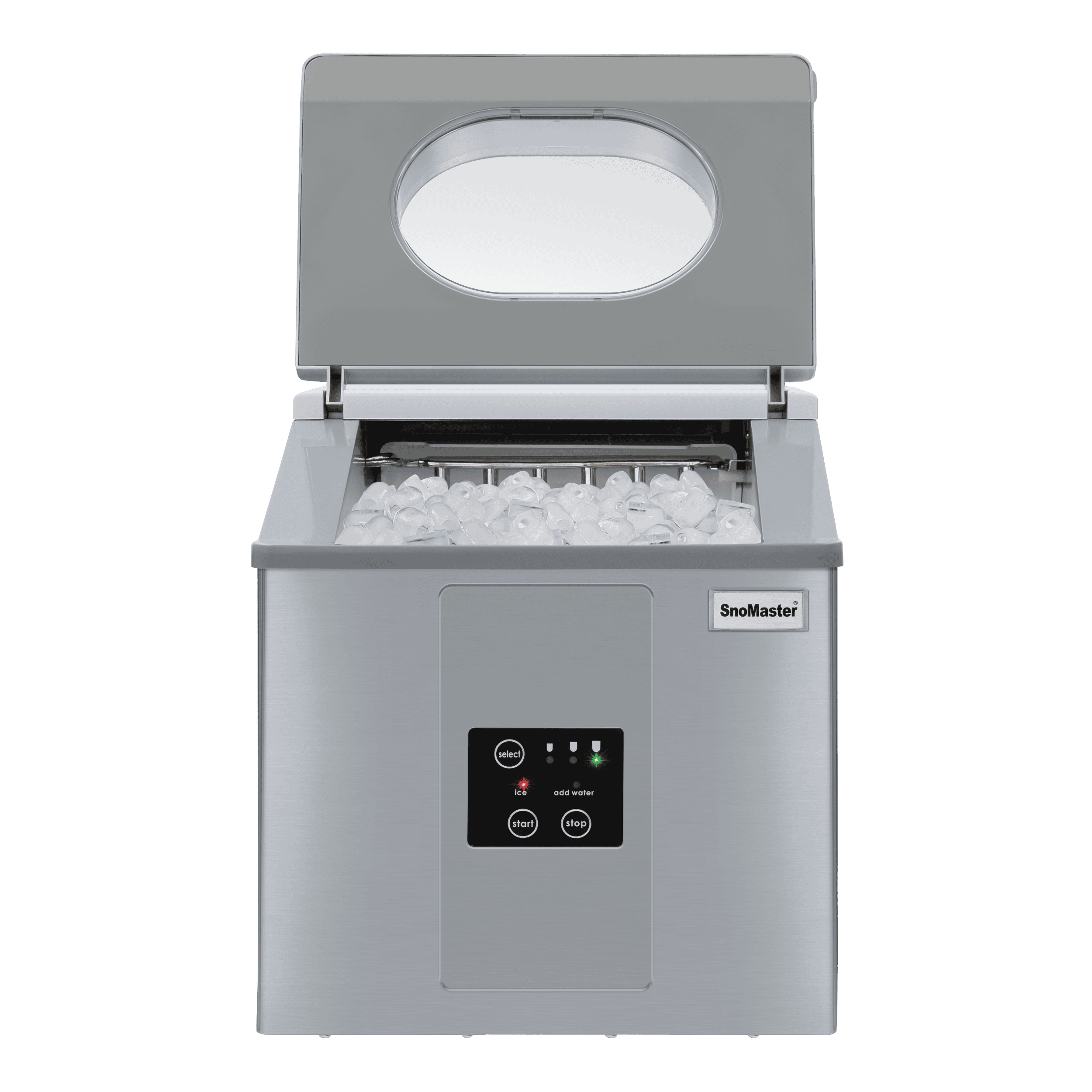 SnoMaster 15Kg/24Hr Counter-Top Bullet Type Ice-Maker - Stainless Steel - Image 7