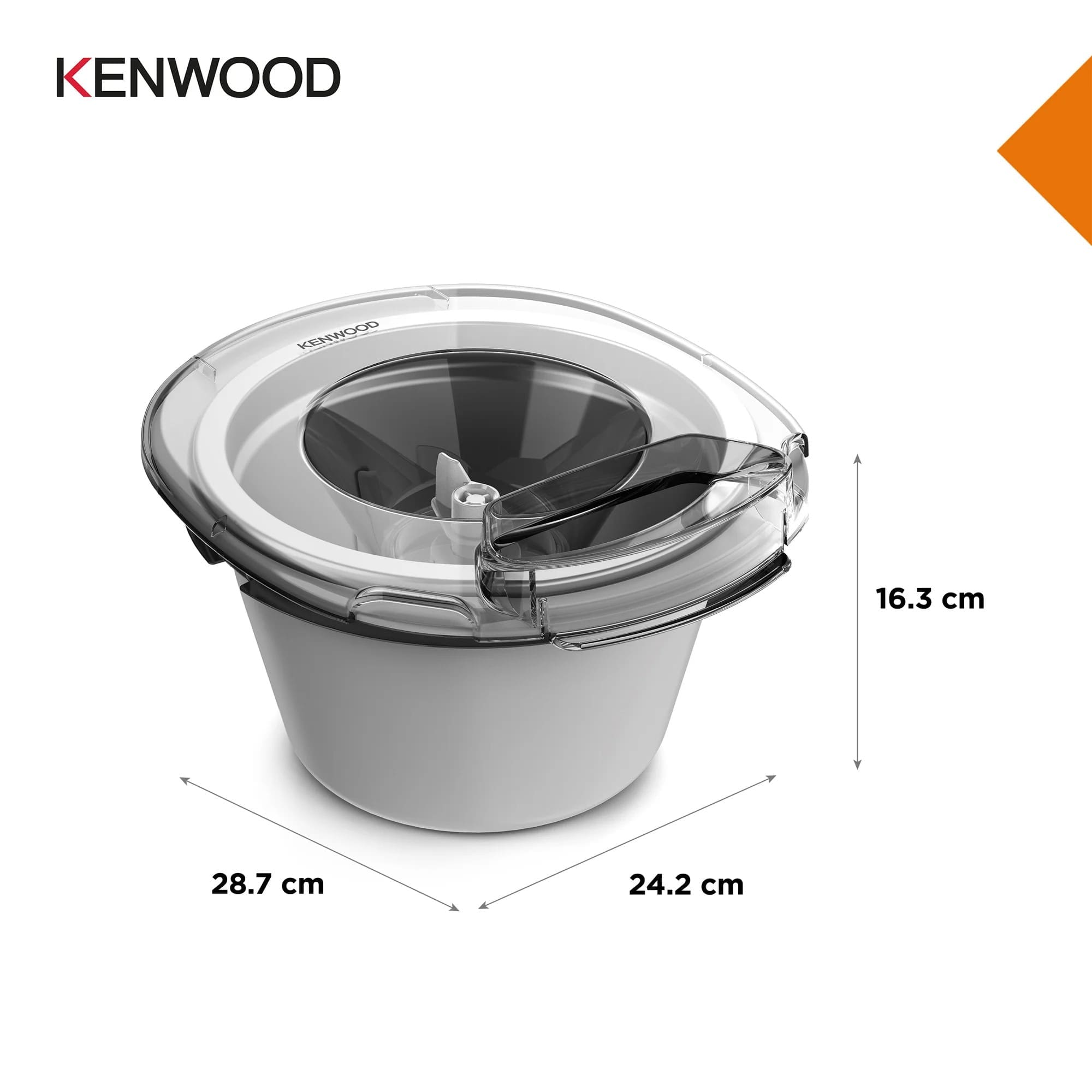 Kenwood KAX71.000WH 1L Frozen Dessert Maker - Image 3