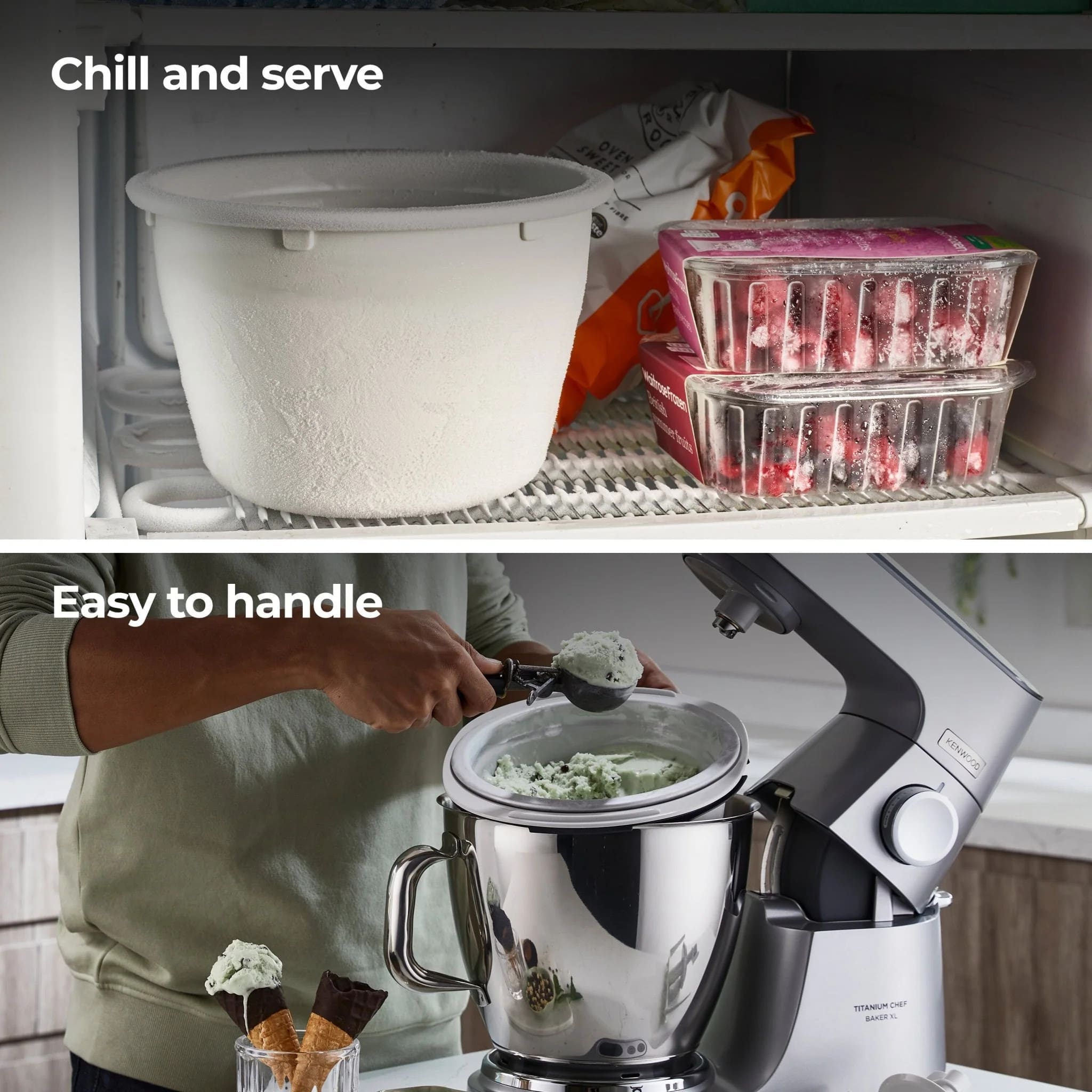 Kenwood KAX71.000WH 1L Frozen Dessert Maker - Image 6
