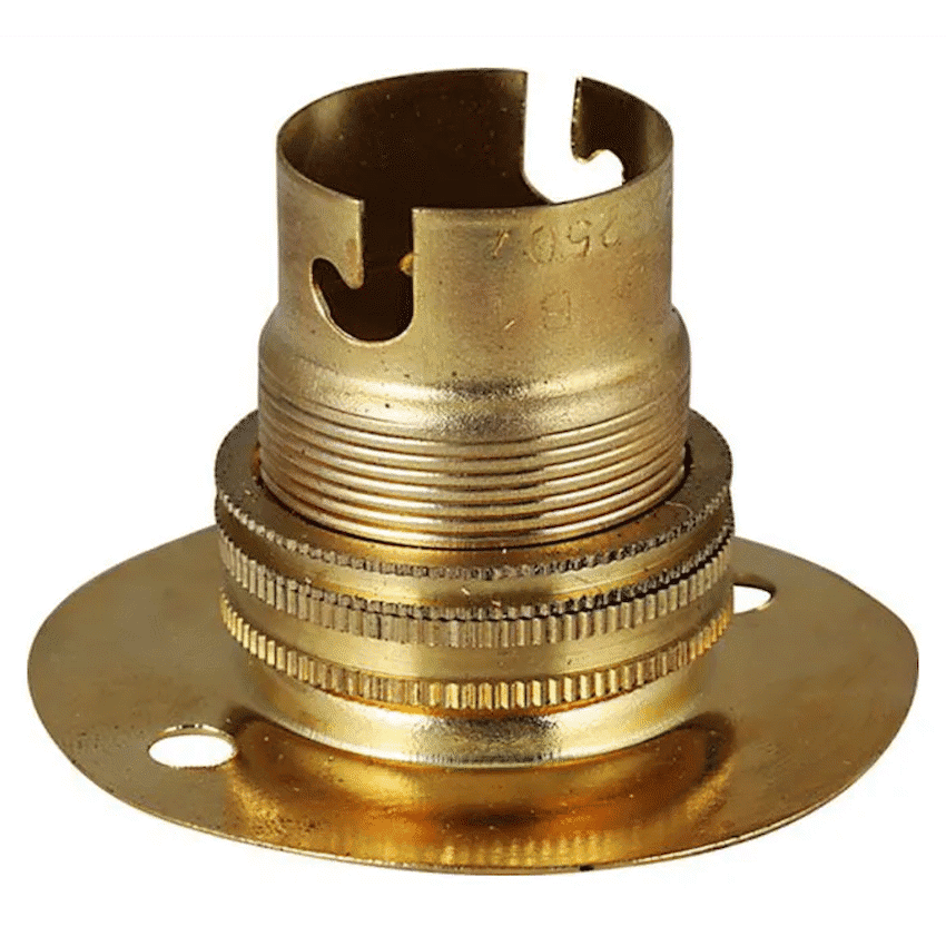Ellies SPAR GL Brass Lamp Holder 16A