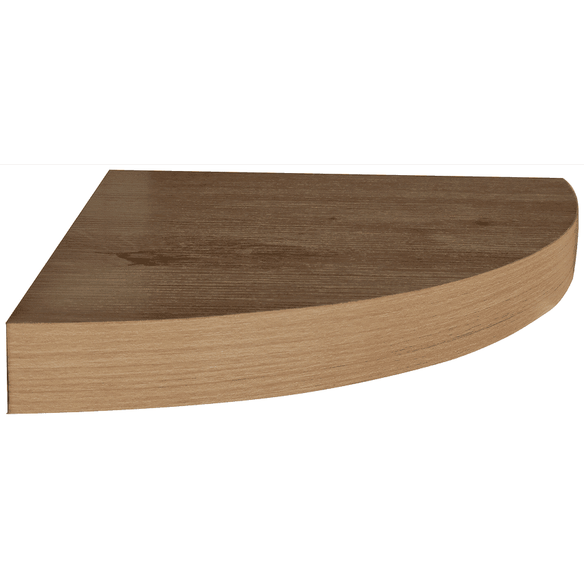 Everfurn Arched Floating Corner Wall Shelf