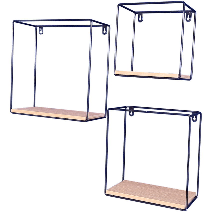 Everfurn Sarah Wall Shelves - Set of 3
