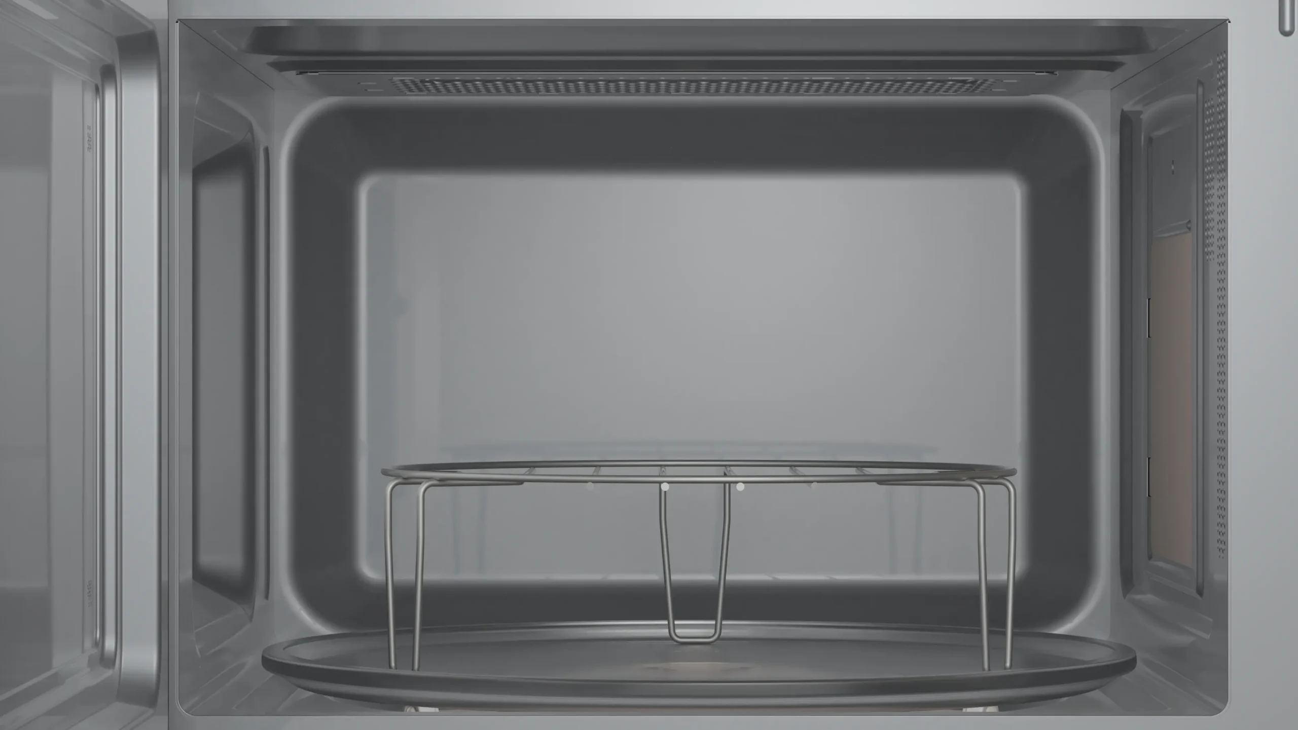 Bosch FEL053MS1 Serie 2 25L Stainless Steel Freestanding Microwave with Grill - Image 3