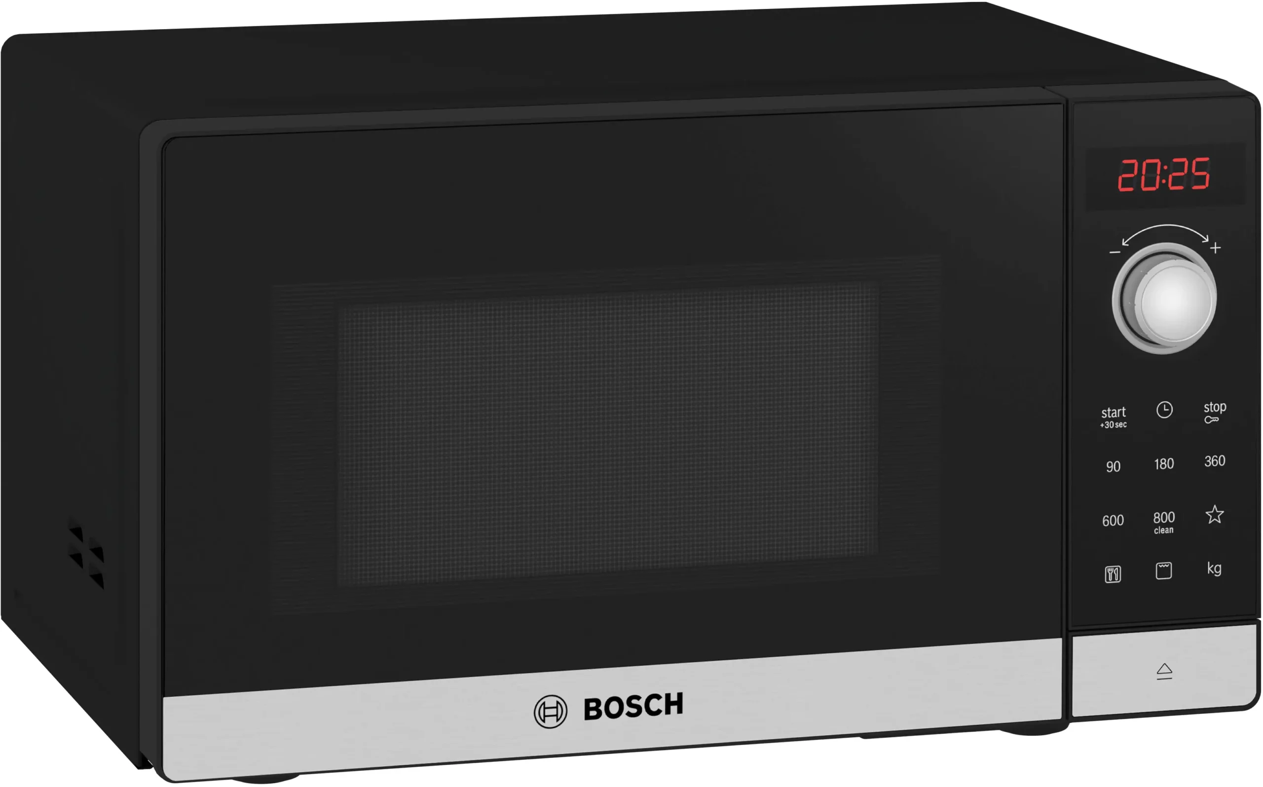 Bosch FEL053MS1 Serie 2 25L Stainless Steel Freestanding Microwave with Grill - Image 5