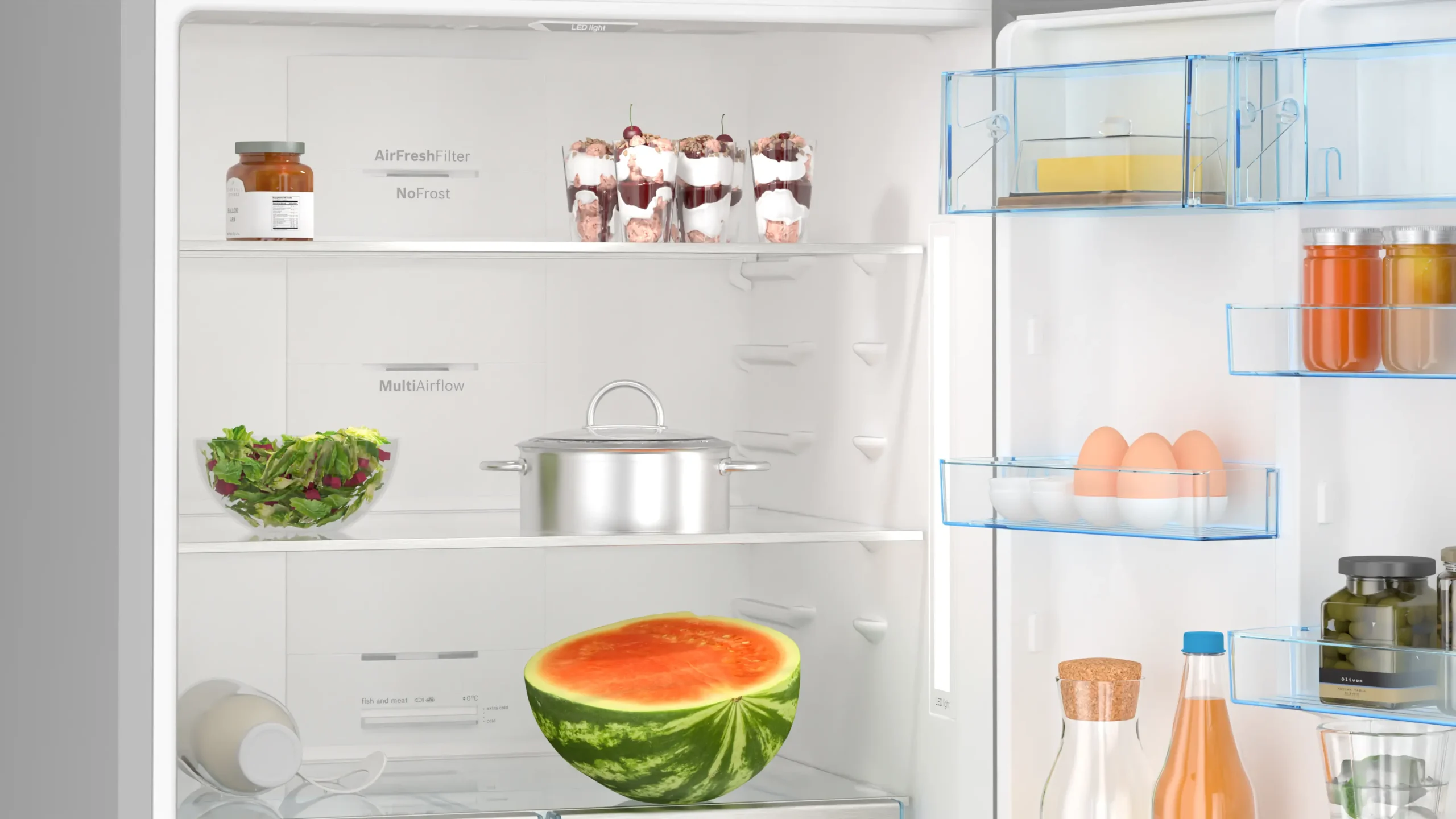 Bosch KGN76CI30U Serie 6 521L Inox Fridge-Freezer - Image 4