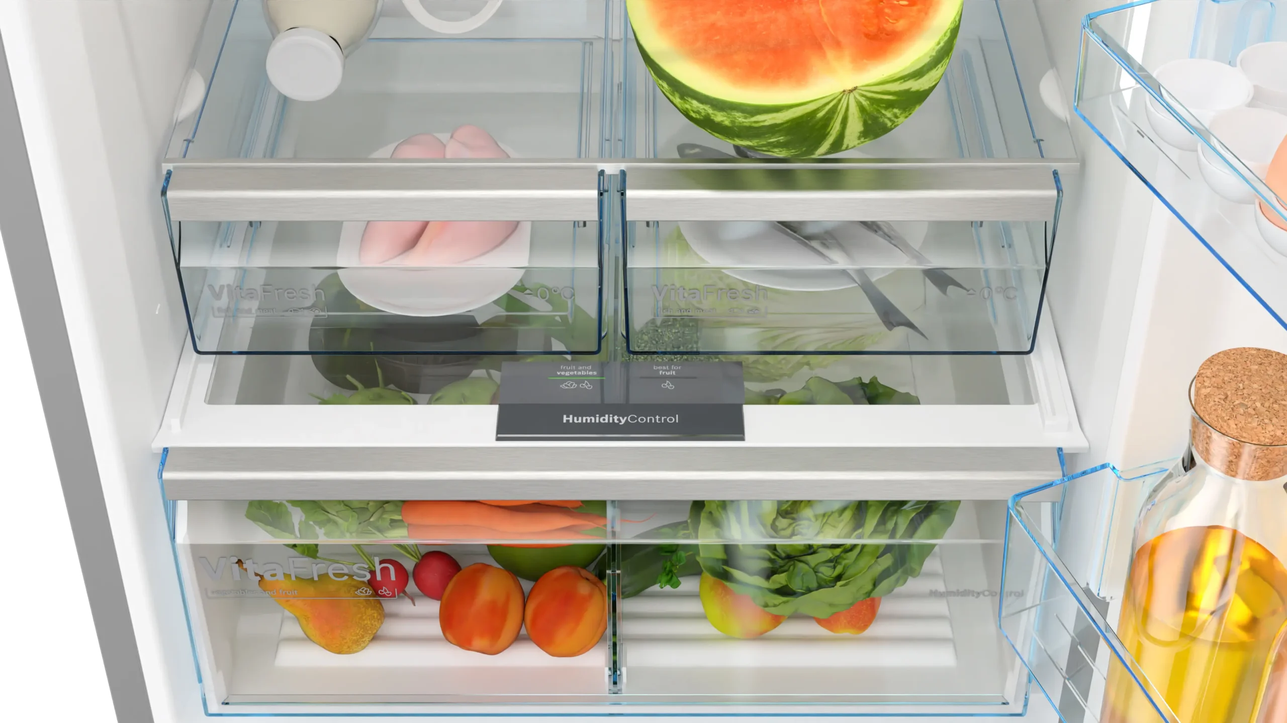 Bosch KGN76CI30U Serie 6 521L Inox Fridge-Freezer - Image 5