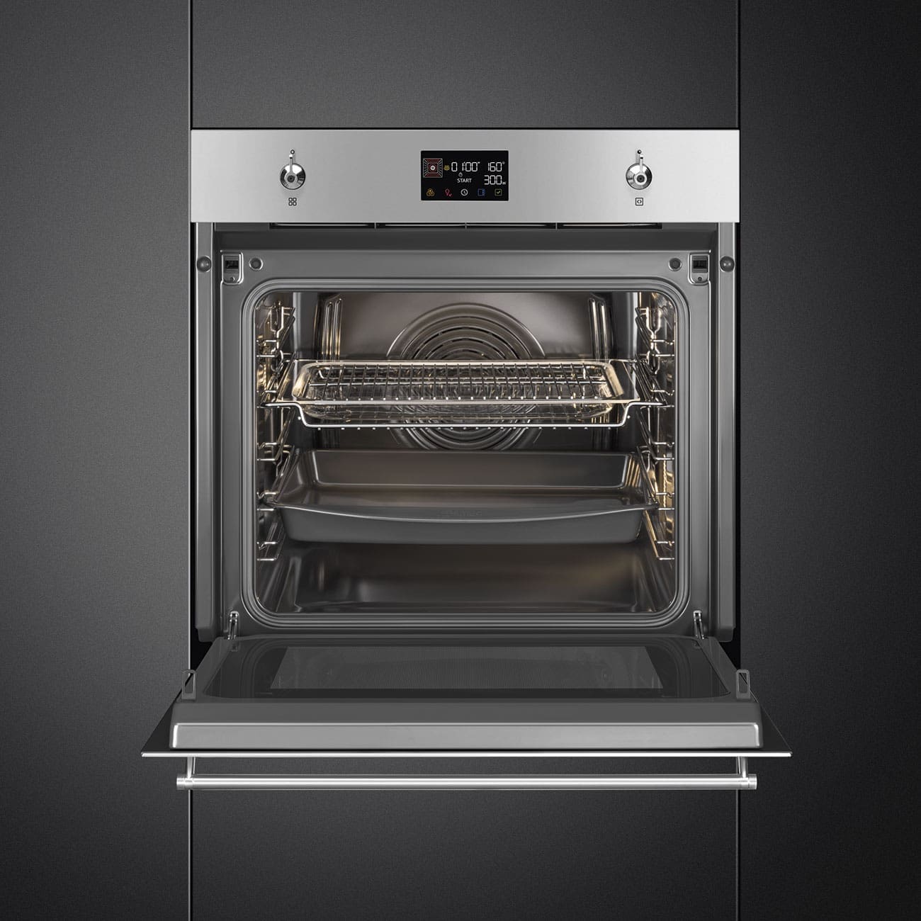 Smeg SO6302M2X 60cm St Steel Oven 68lt Nett, NEW Galileo Micro Combo 10 Function - Image 3