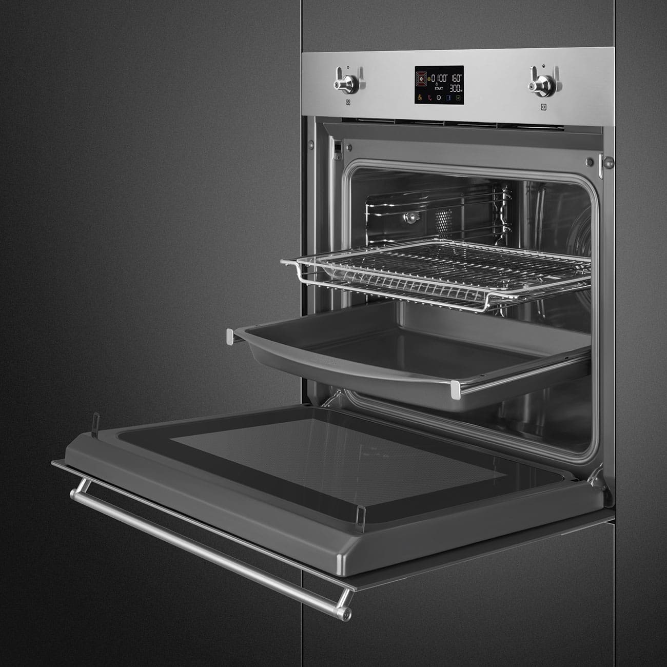 Smeg SO6302M2X 60cm St Steel Oven 68lt Nett, NEW Galileo Micro Combo 10 Function - Image 6