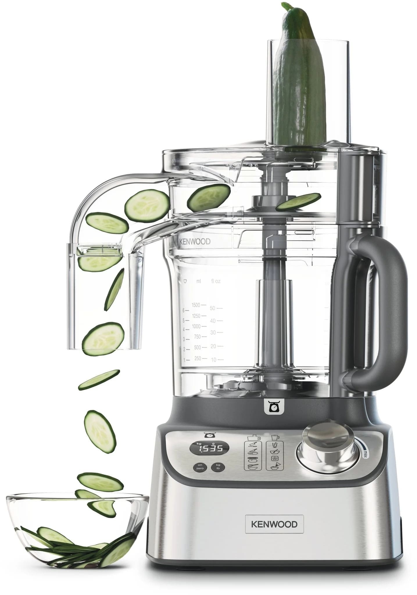Kenwood FDM71.450SS Multipro Express Weigh Food Processor - Image 2